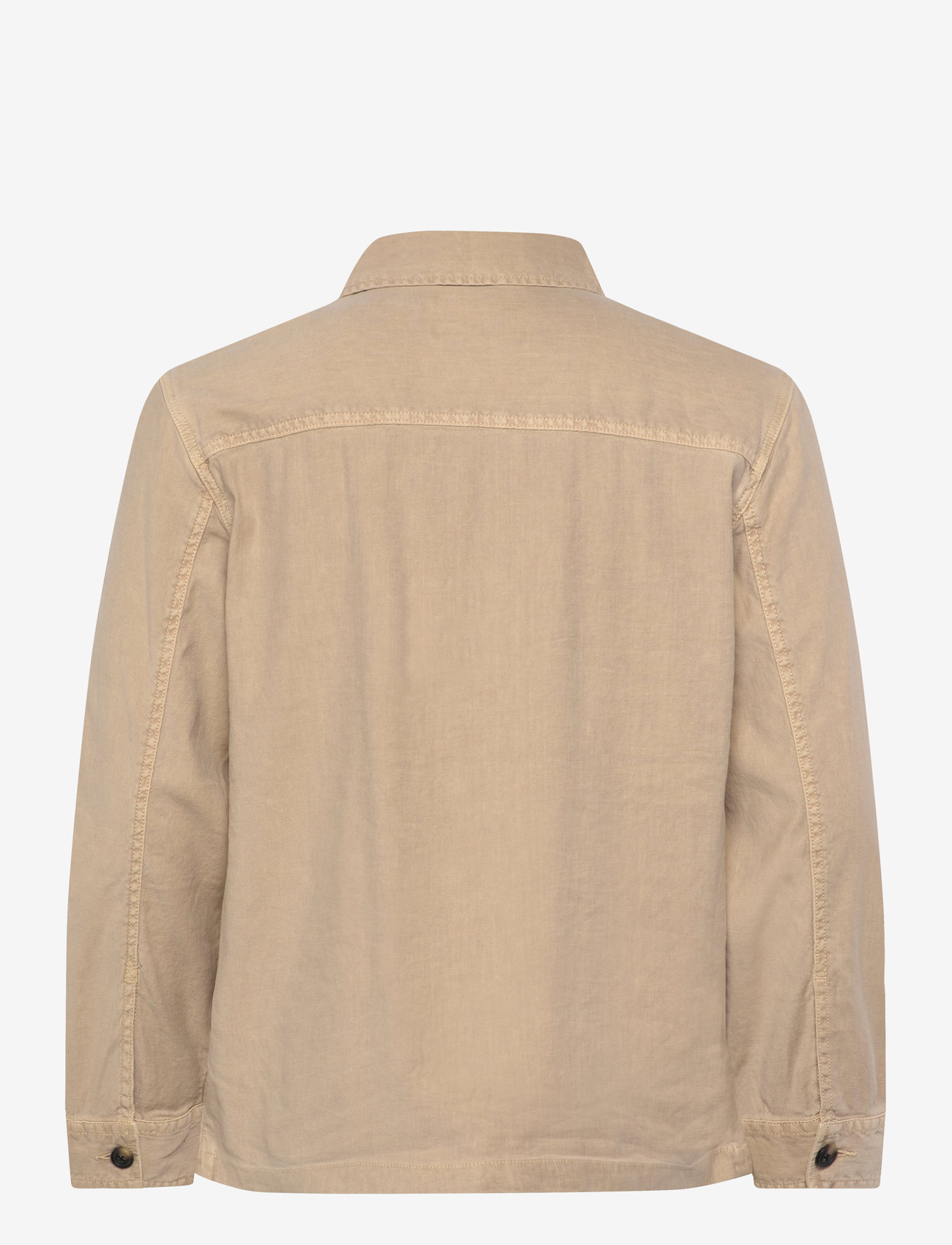 GANT - REG COT/LINEN OVERSHIRT - shop by occasion - dry sand - 2