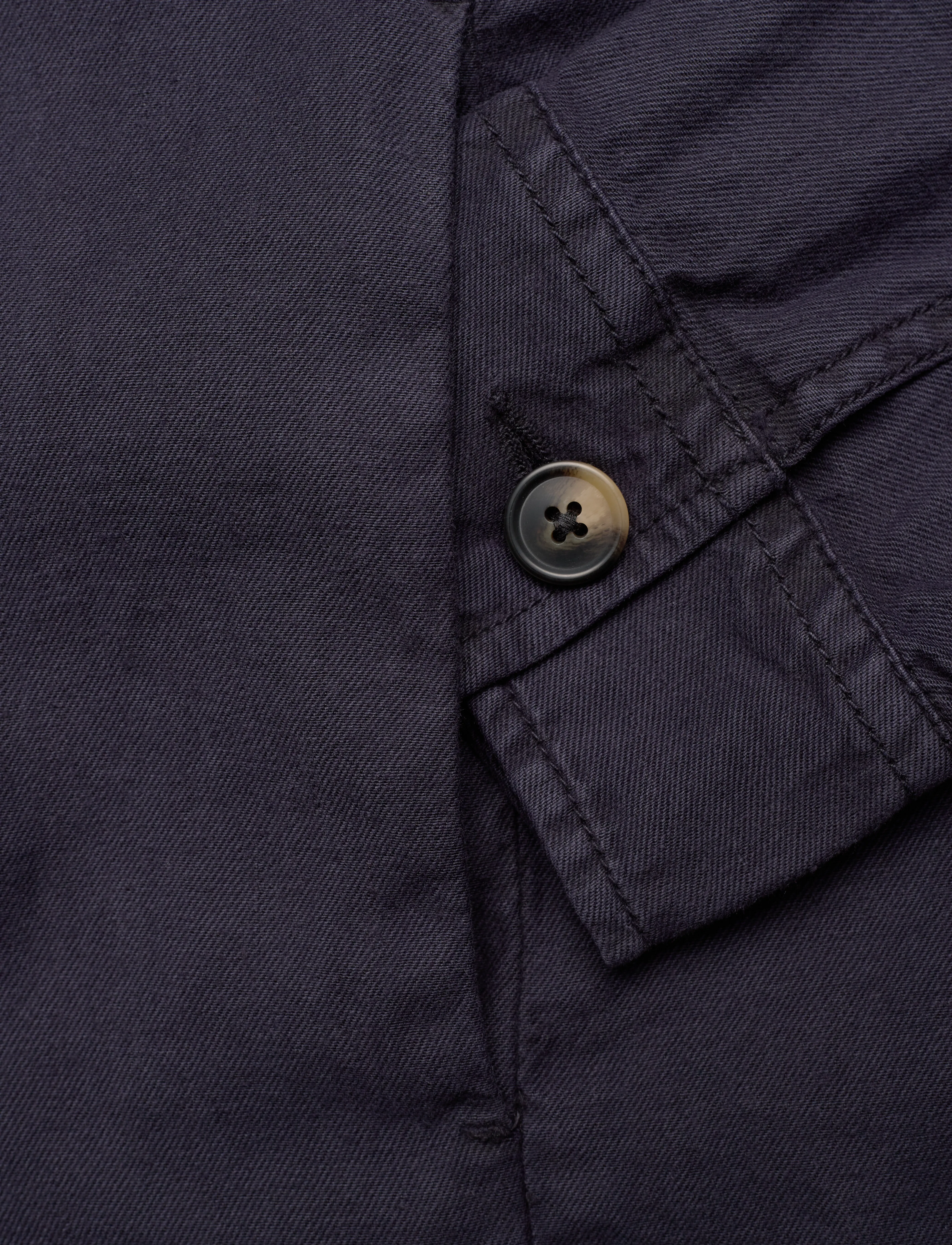 Gant - REG COT/LINEN OVERSHIRT - overshirts - evening blue - 3