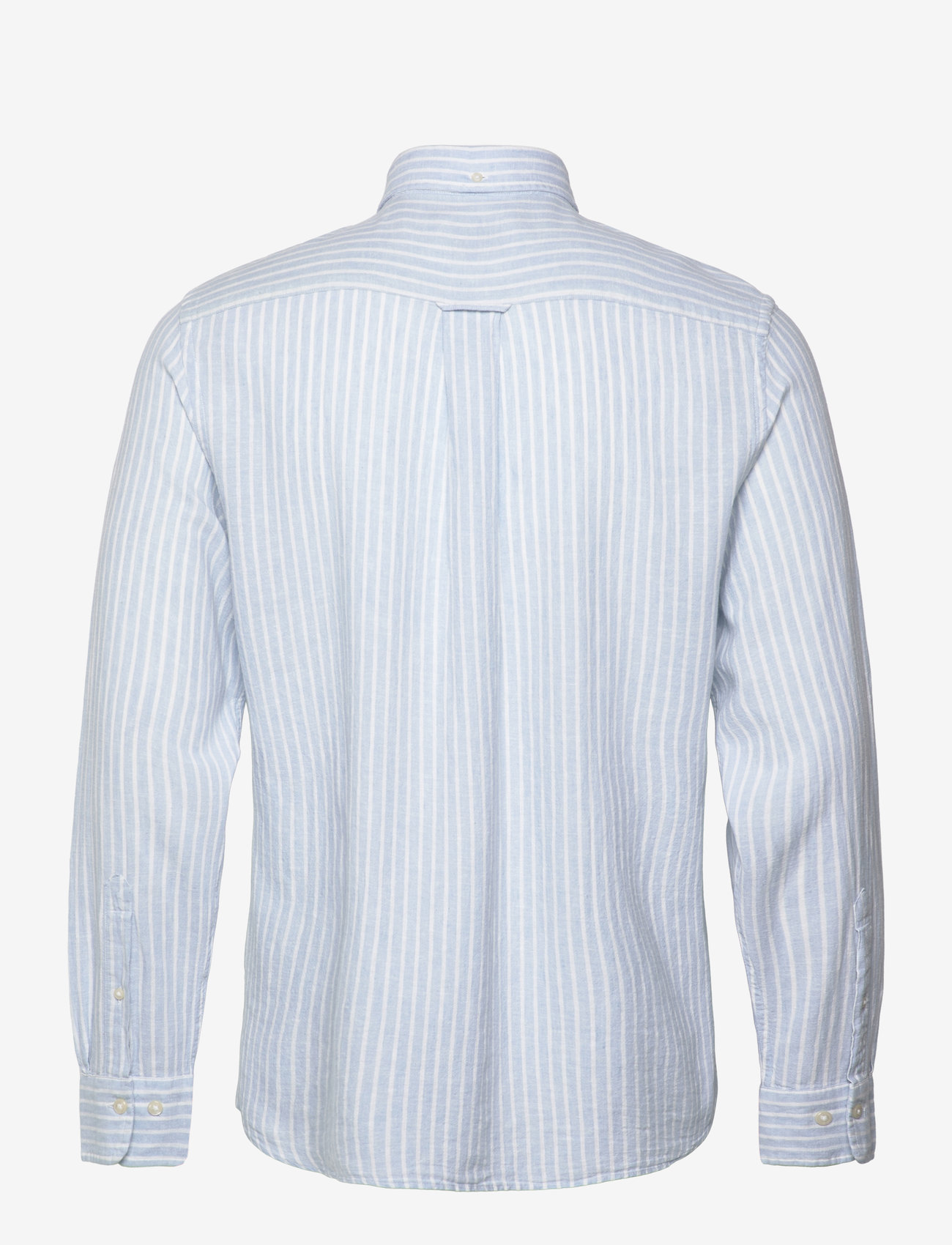 Gant - REG COTTON LINEN STRIPE SHIRT - chemises de lin - fresh blue - 1