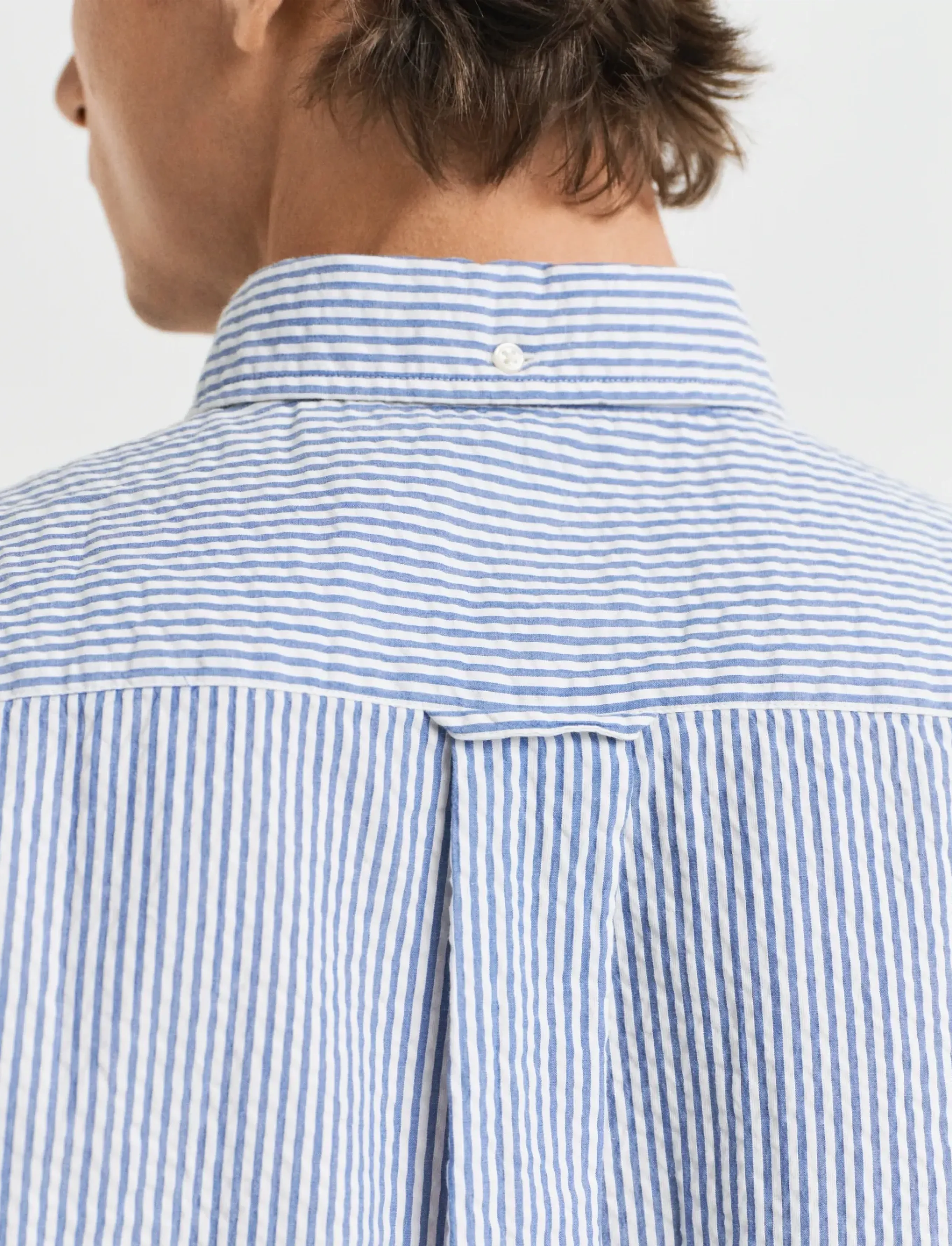 Gant - REG SEERSUCKER STRIPE SHIRT - rich blue - 4