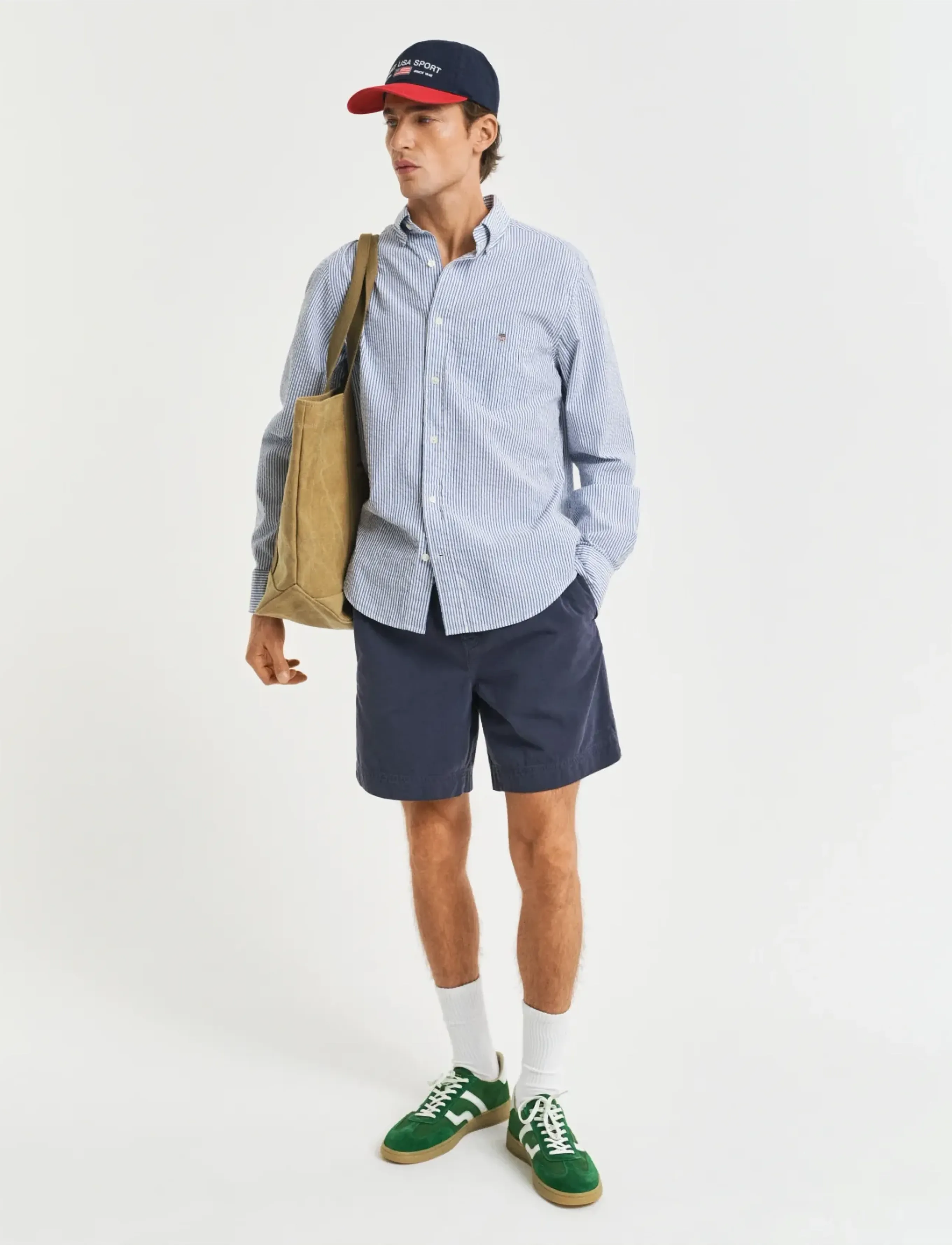 Gant - REG SEERSUCKER STRIPE SHIRT - rich blue - 5