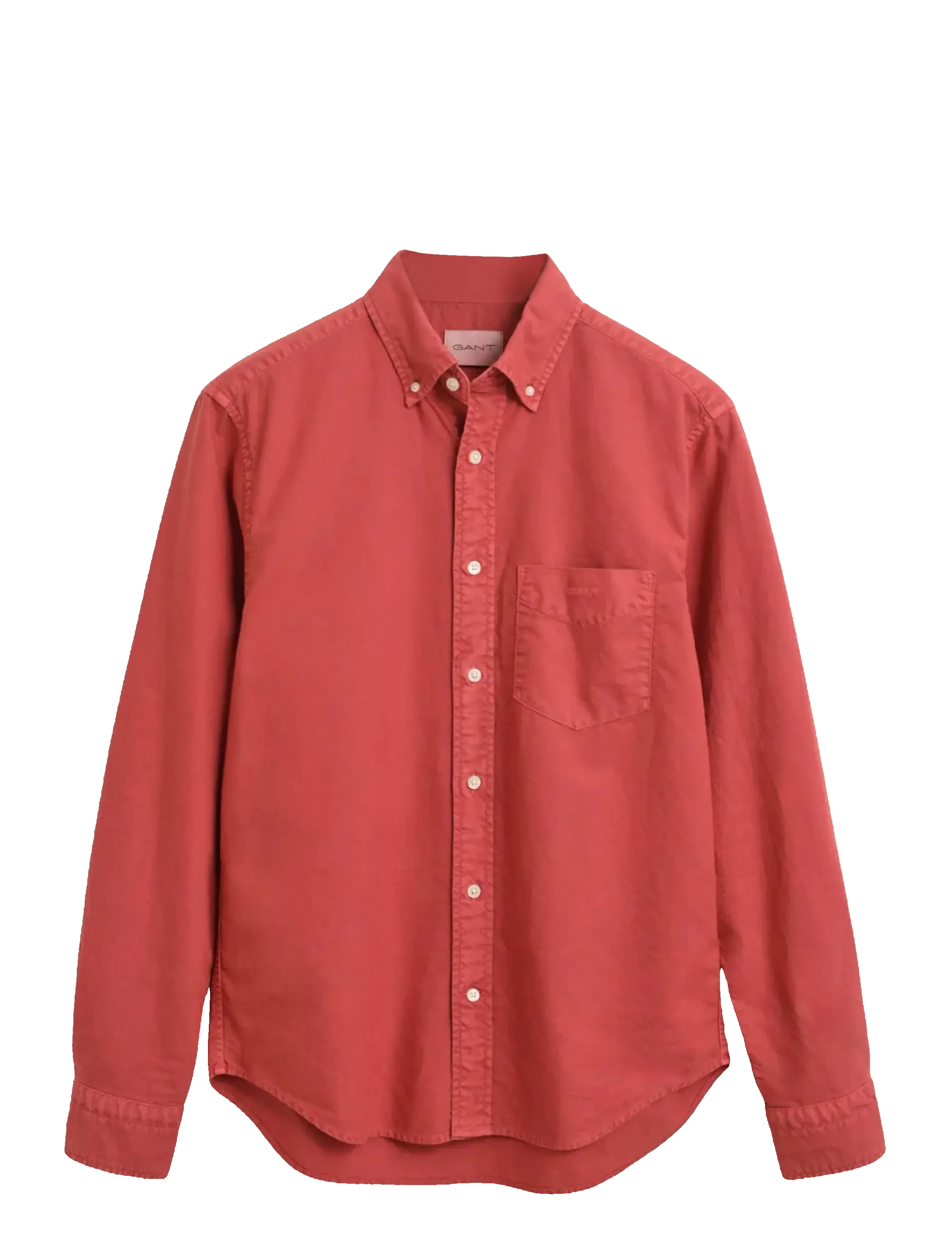 Gant REG GMNT DYED ARCHIVE OXFORD SHIRT - Skjortor - RUBY RED / red