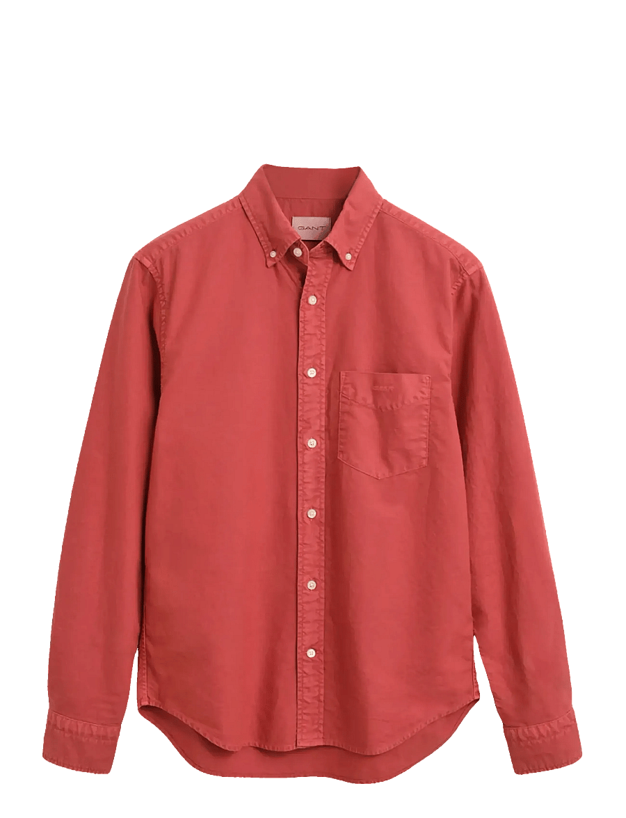 Gant - REG GMNT DYED ARCHIVE OXFORD SHIRT - ruby red - 1