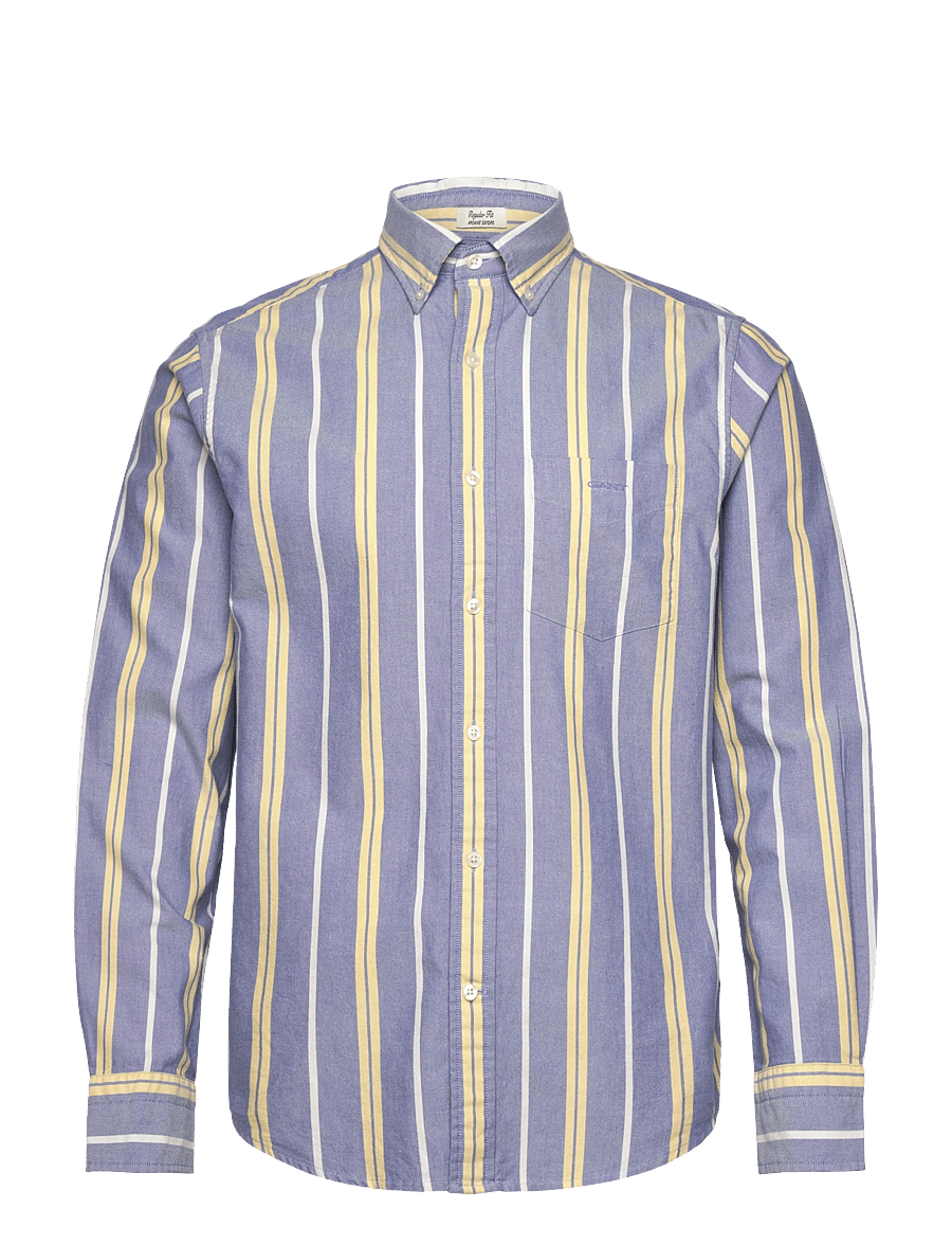 Gant - REG ARCHIVE OXFORD STRIPE - stribede skjorter - rich blue - 0