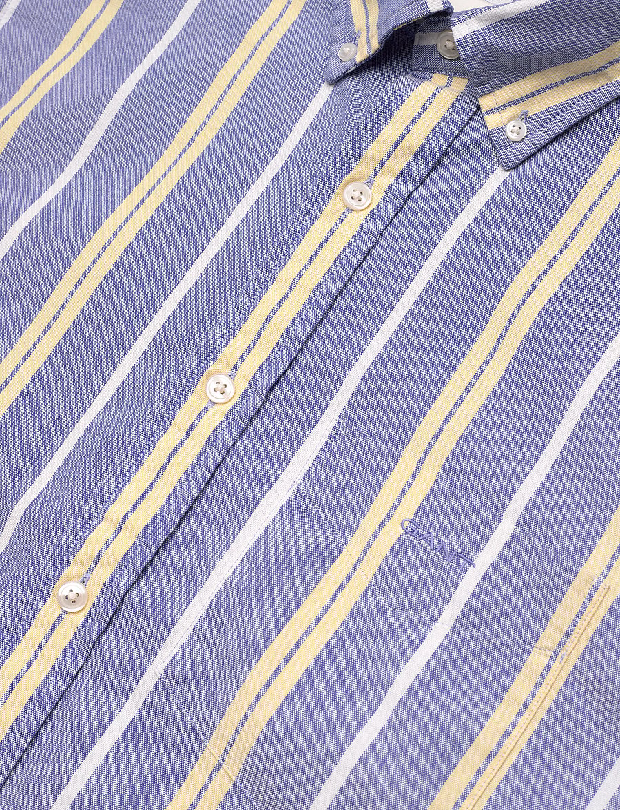 Gant - REG ARCHIVE OXFORD STRIPE - stribede skjorter - rich blue - 3
