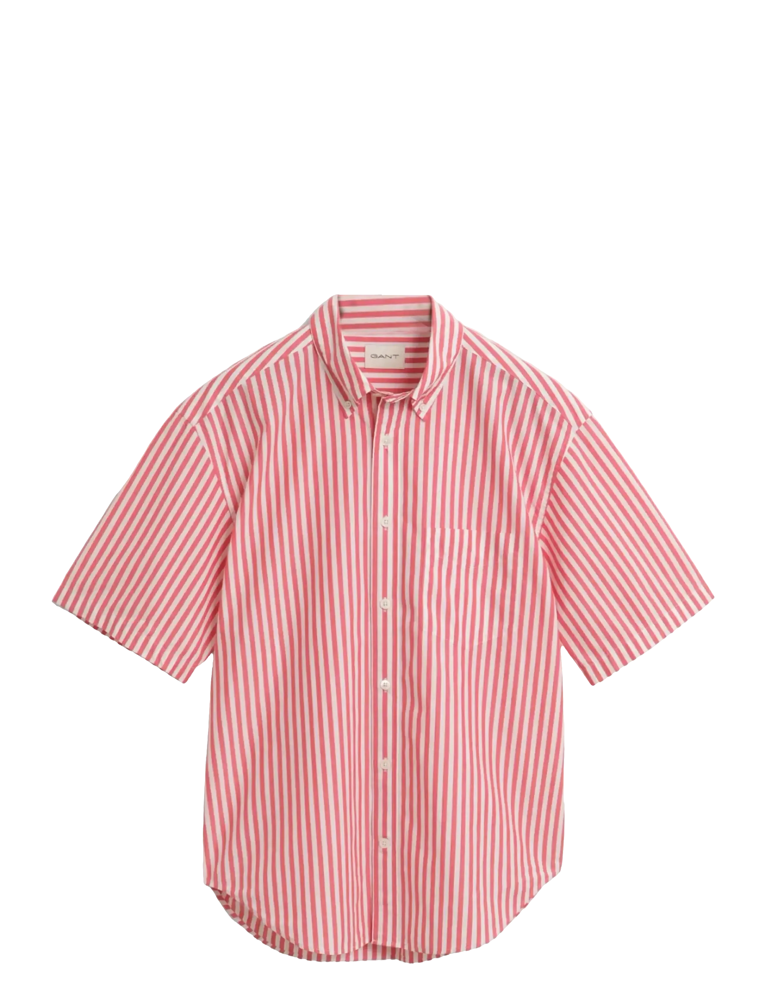 Gant REL HERITAGE POPLIN SS SHIRT - Särgid - WATERMELON RED / pink/rose