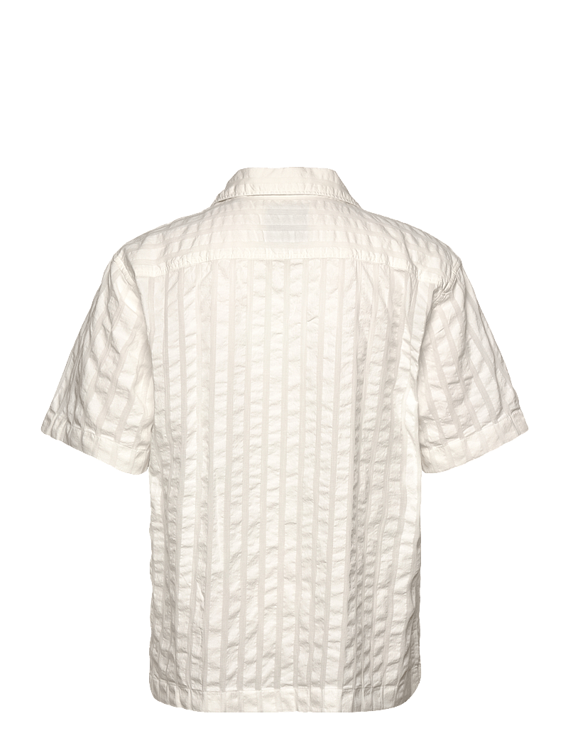 GANT - REL SEERSUCKER RESORT SHIRT - basic skjorter - eggshell - 1