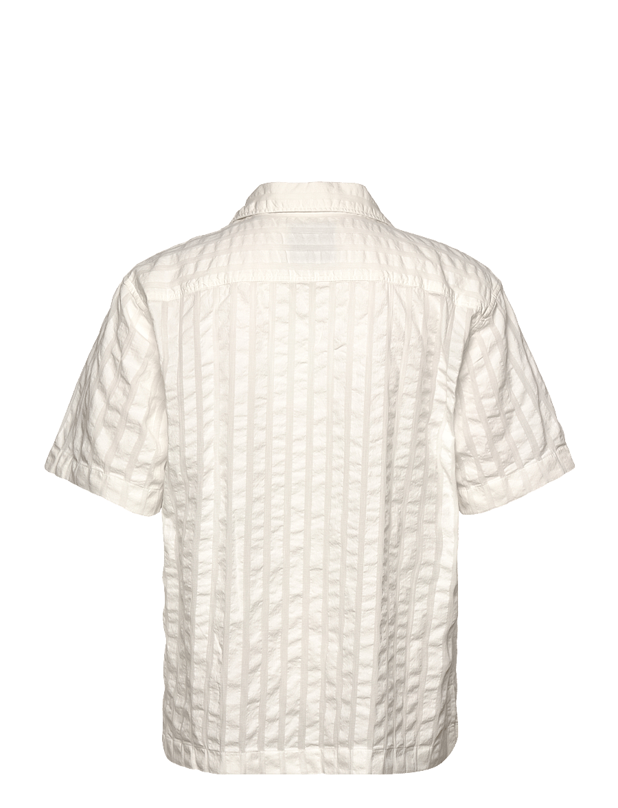 Gant - REL SEERSUCKER RESORT SHIRT - lühikeste varrukatega särgid - eggshell - 2
