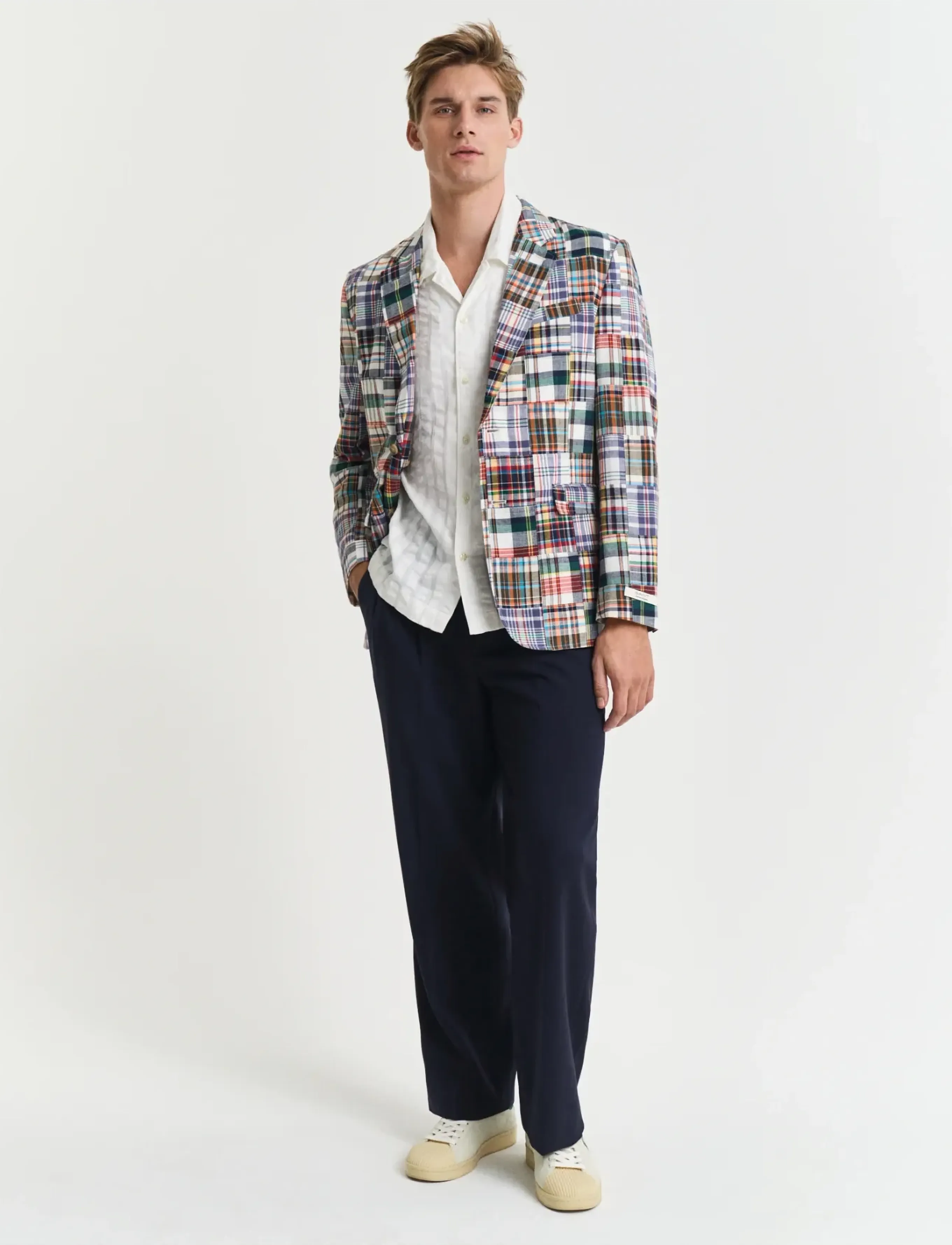 Gant - REL SEERSUCKER RESORT SHIRT - kurzarmhemden - eggshell - 5