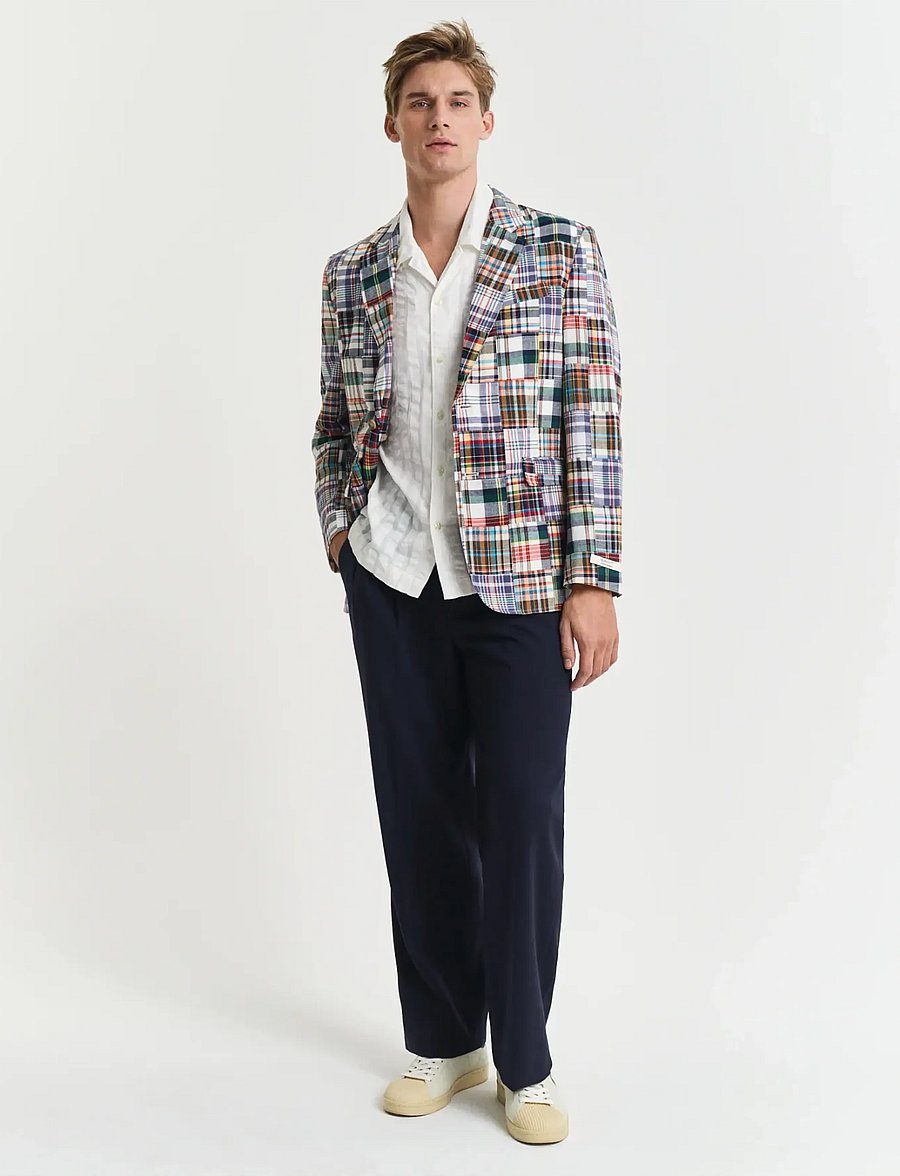 Gant - REL SEERSUCKER RESORT SHIRT - lühikeste varrukatega särgid - eggshell - 5