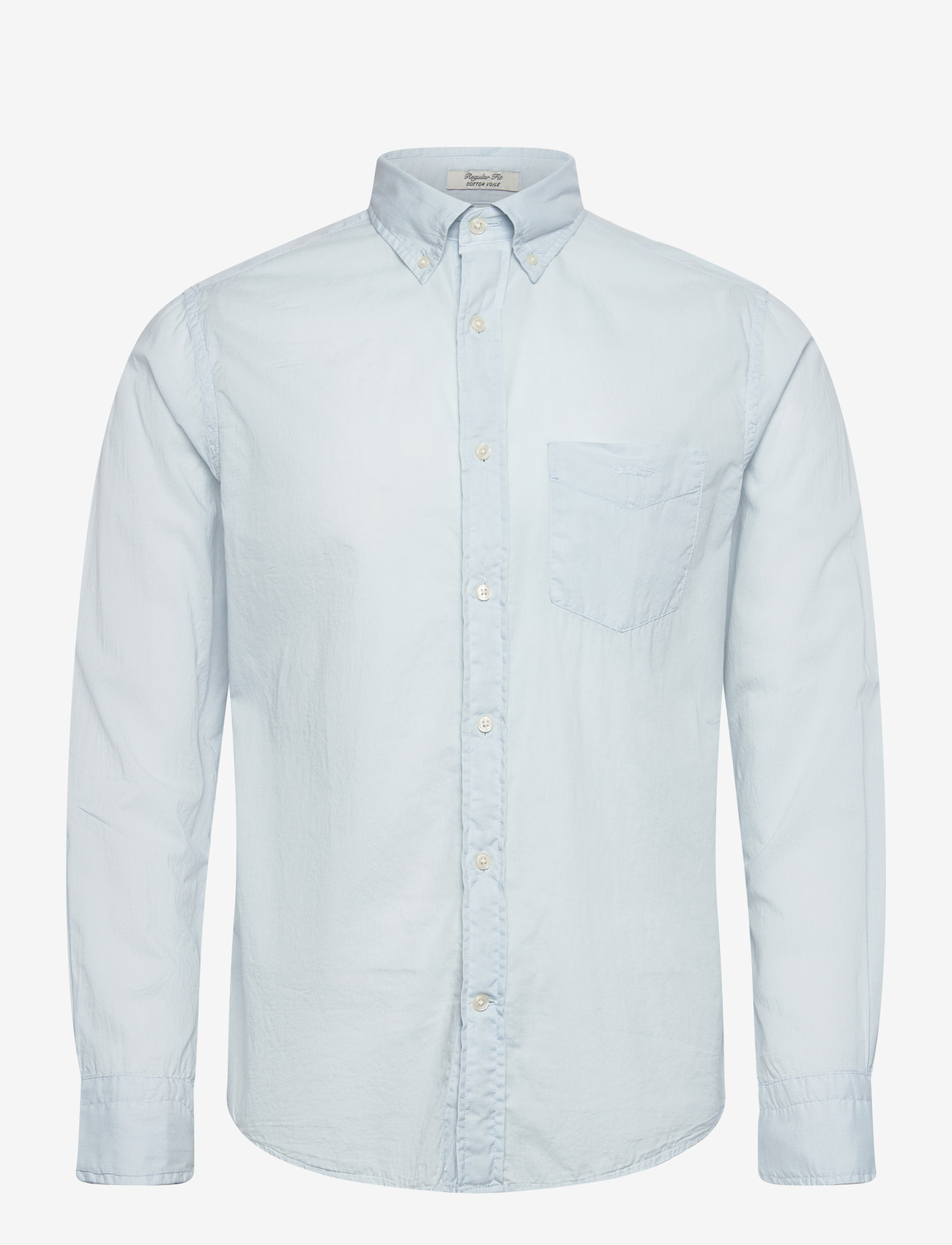 GANT - REG SUNFADED VOILE SHIRT - casual skjorter - fresh blue - 0