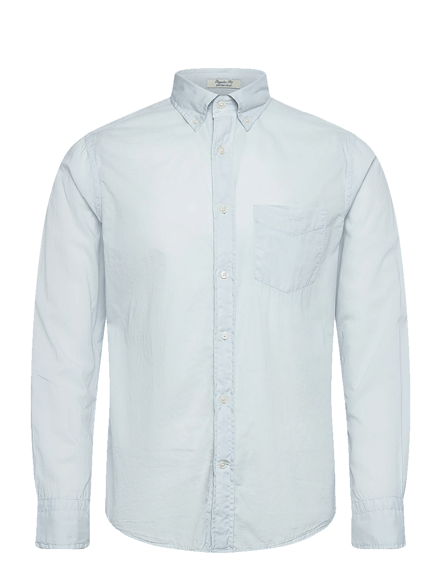 Gant - REG SUNFADED VOILE SHIRT - casual skjorter - fresh blue - 0
