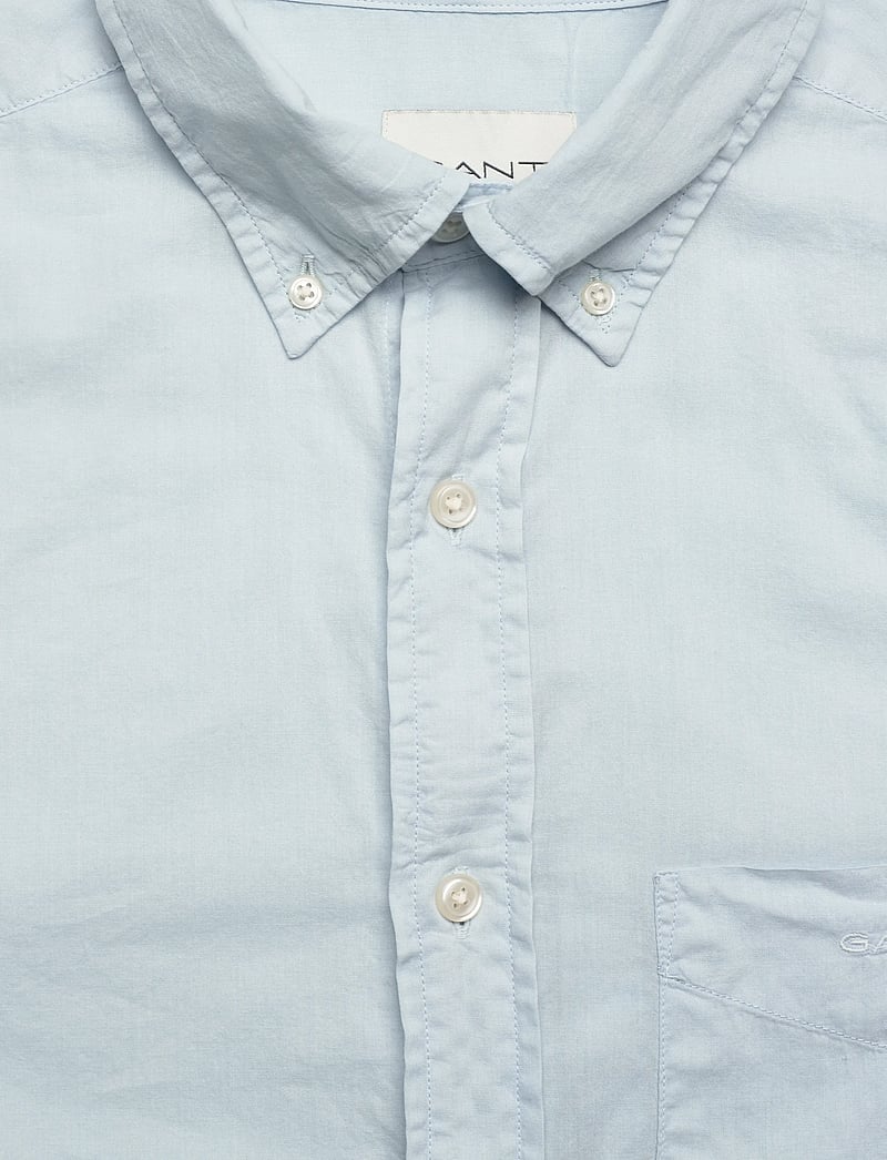 GANT - REG SUNFADED VOILE SHIRT - casual skjorter - fresh blue - 2