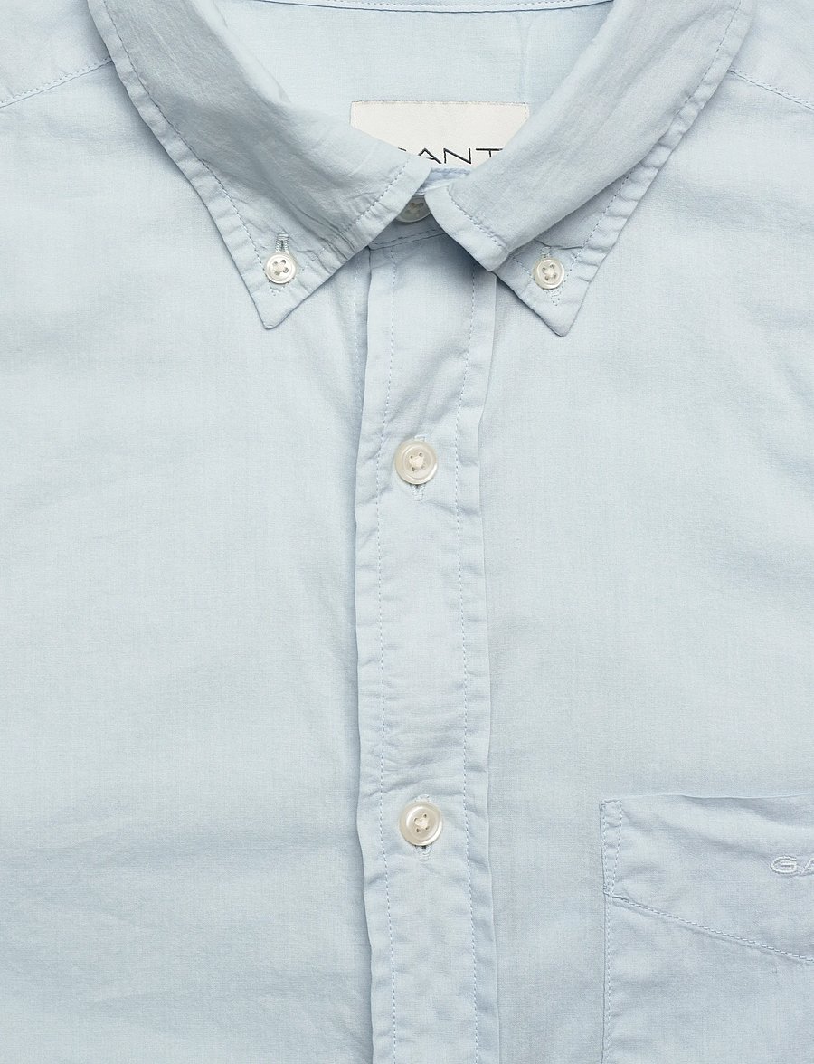 Gant - REG SUNFADED VOILE SHIRT - casual skjorter - fresh blue - 2