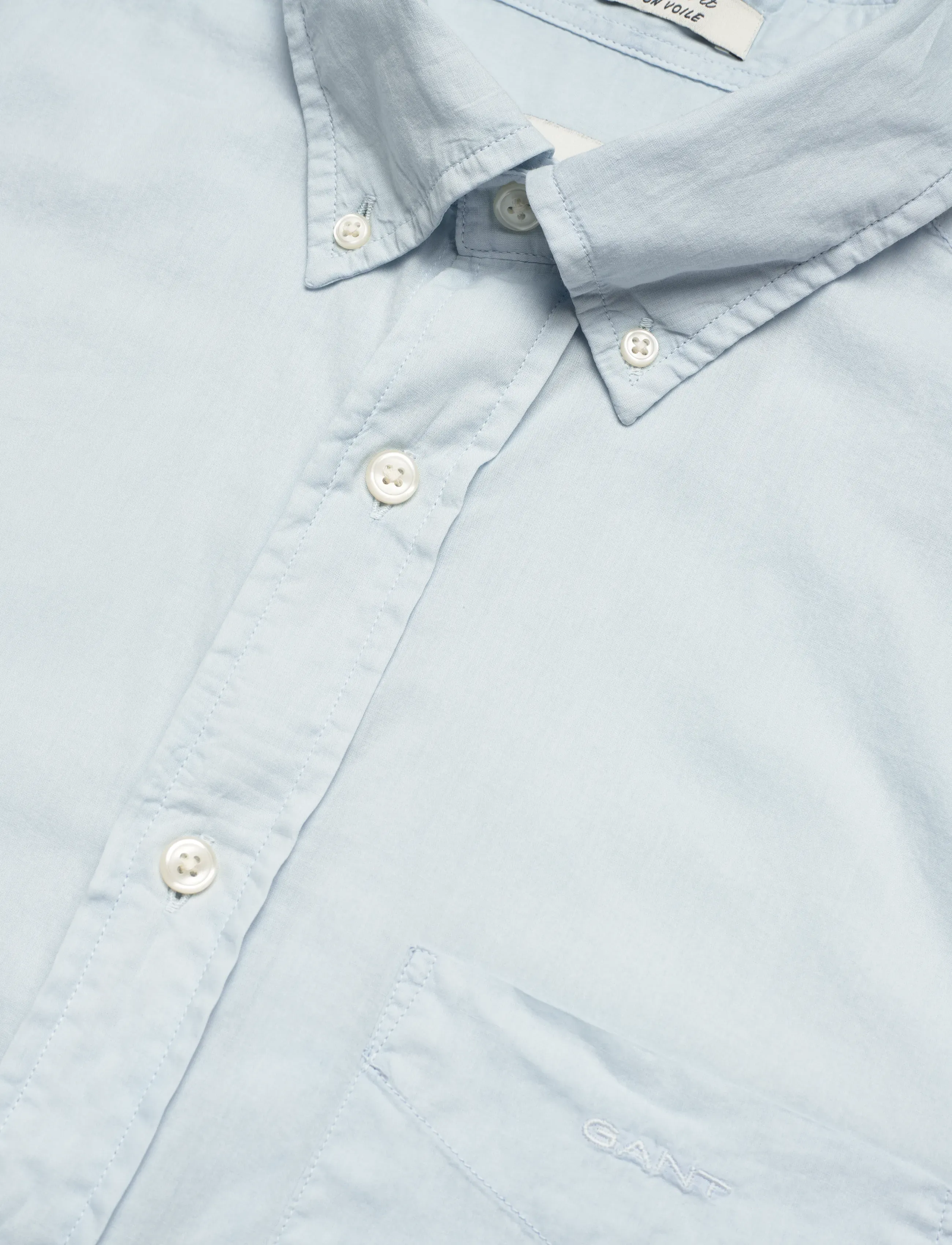 Gant - REG SUNFADED VOILE SHIRT - casual skjorter - fresh blue - 3