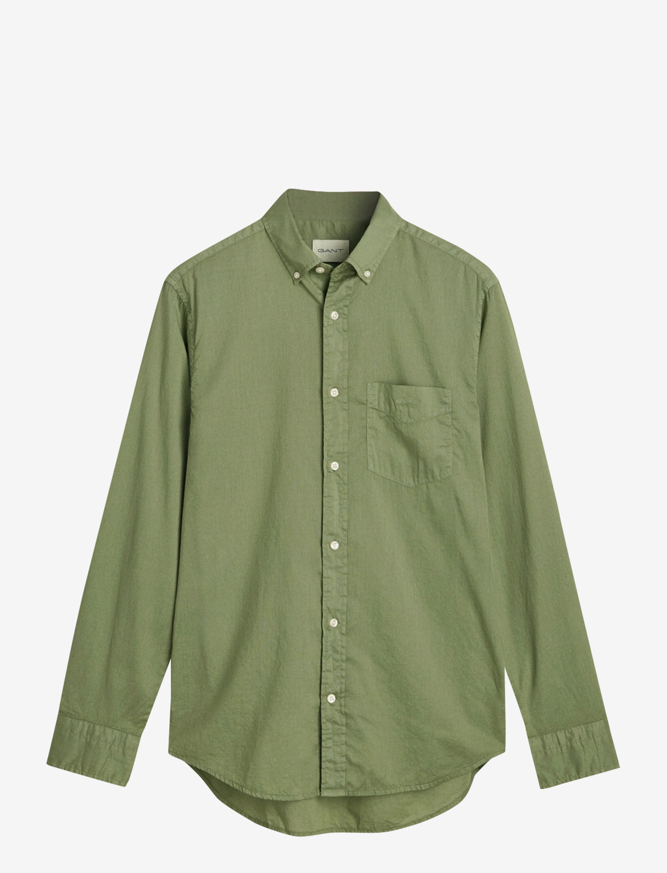 GANT - REG SUNFADED VOILE SHIRT - casual skjorter - kalamata green - 1