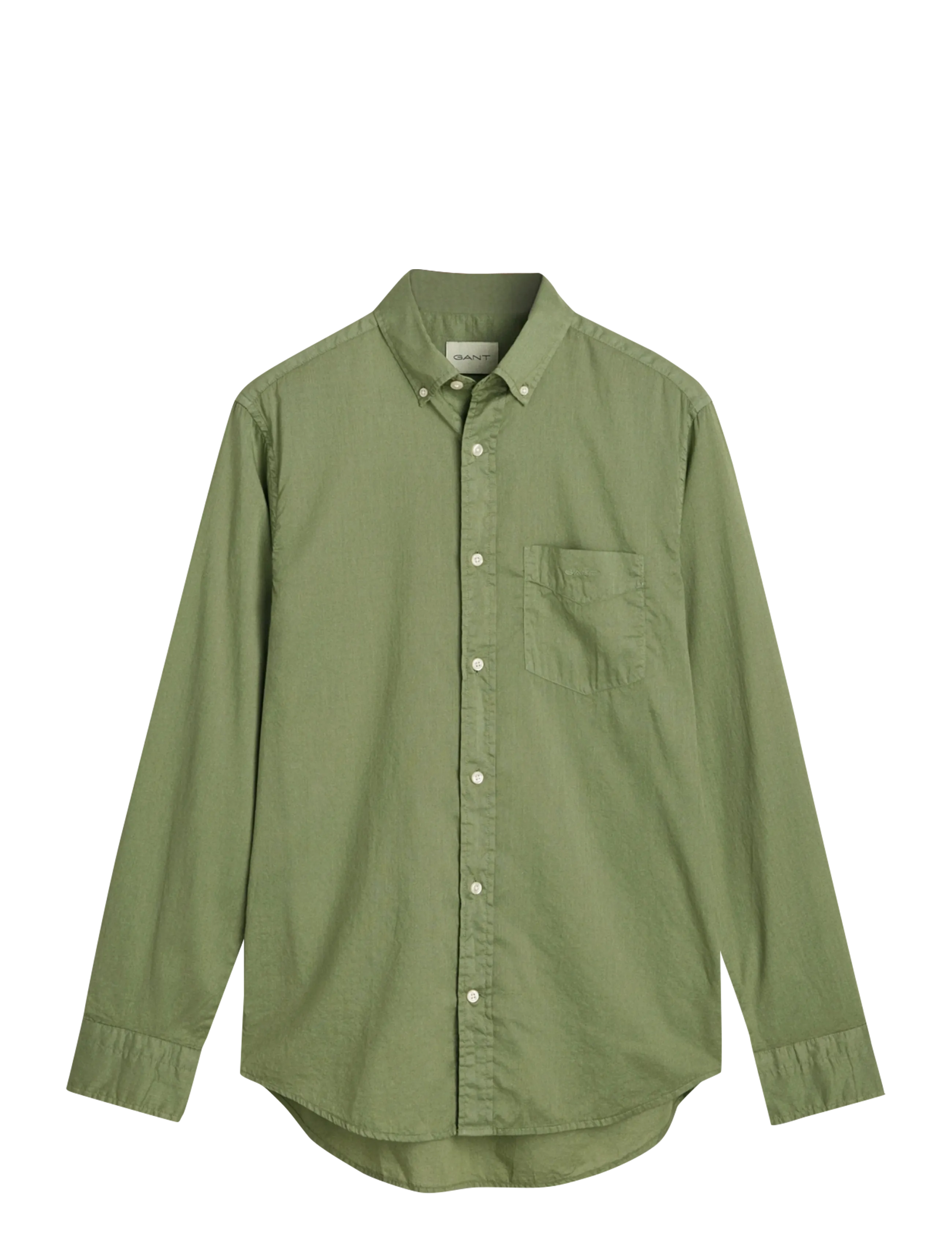 REG SUNFADED VOILE SHIRT - KALAMATA GREEN