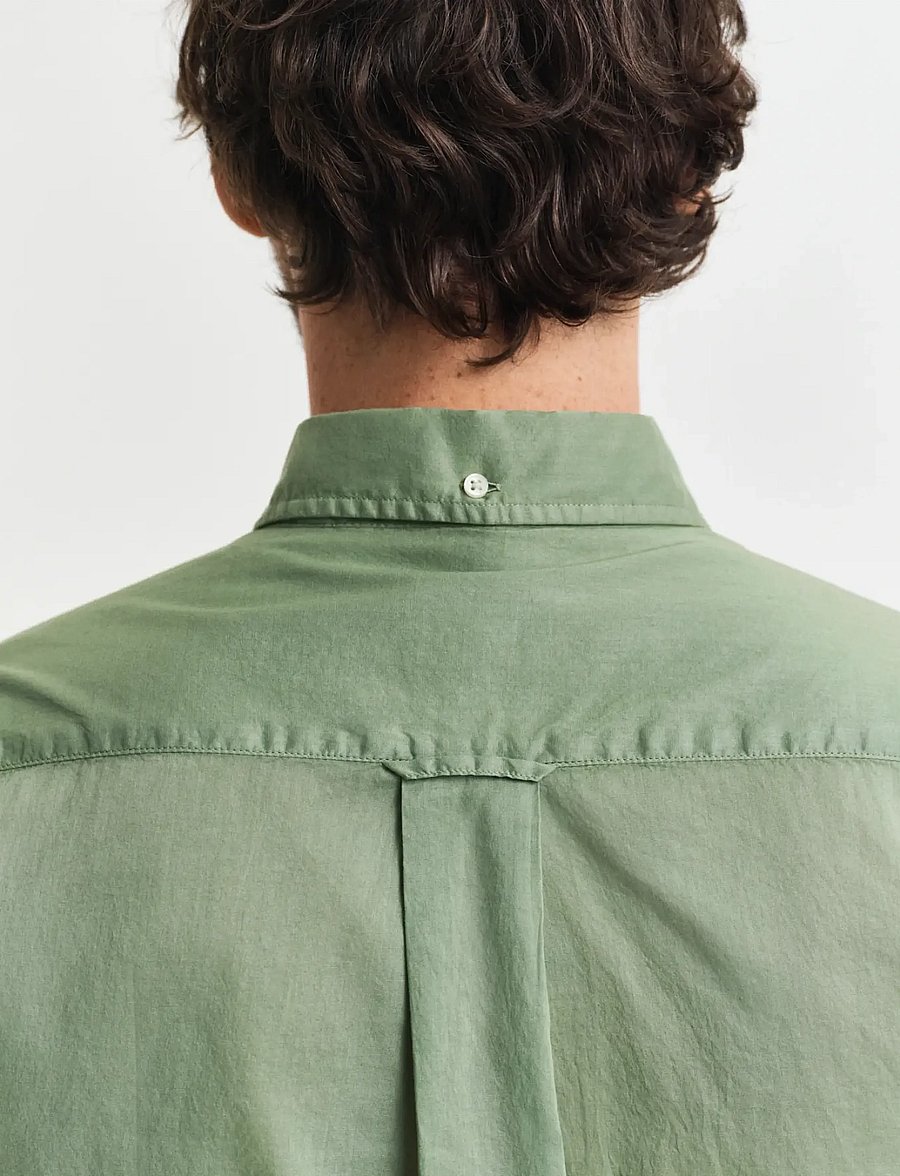 Gant - REG SUNFADED VOILE SHIRT - casual skjorter - kalamata green - 3