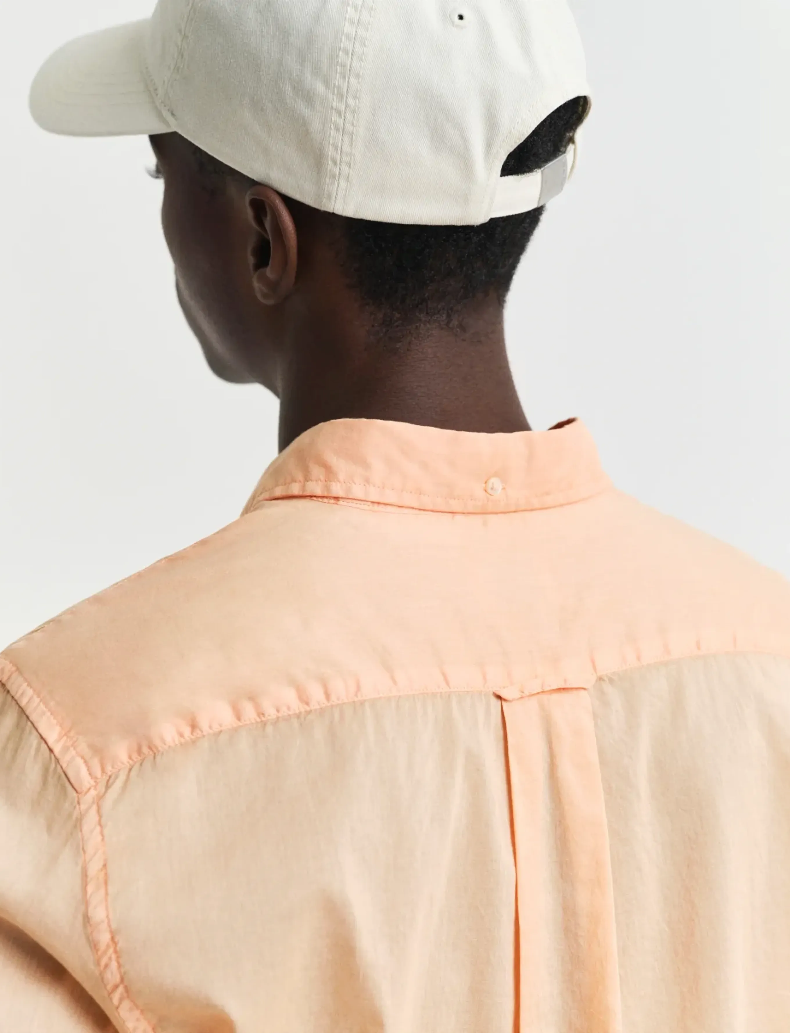 Gant - REG SUNFADED VOILE SHIRT - chemises décontractées - peachy orange - 3