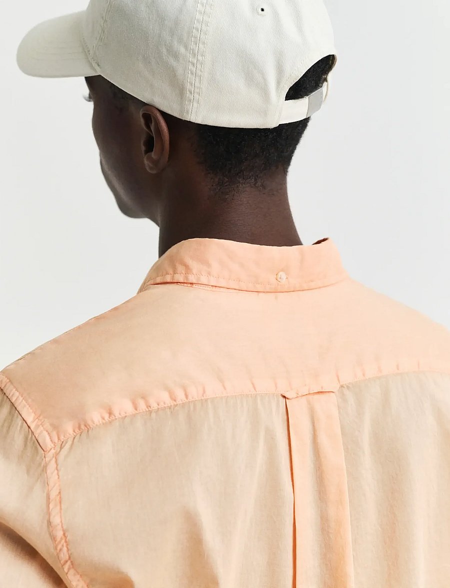 Gant - REG SUNFADED VOILE SHIRT - chemises décontractées - peachy orange - 3