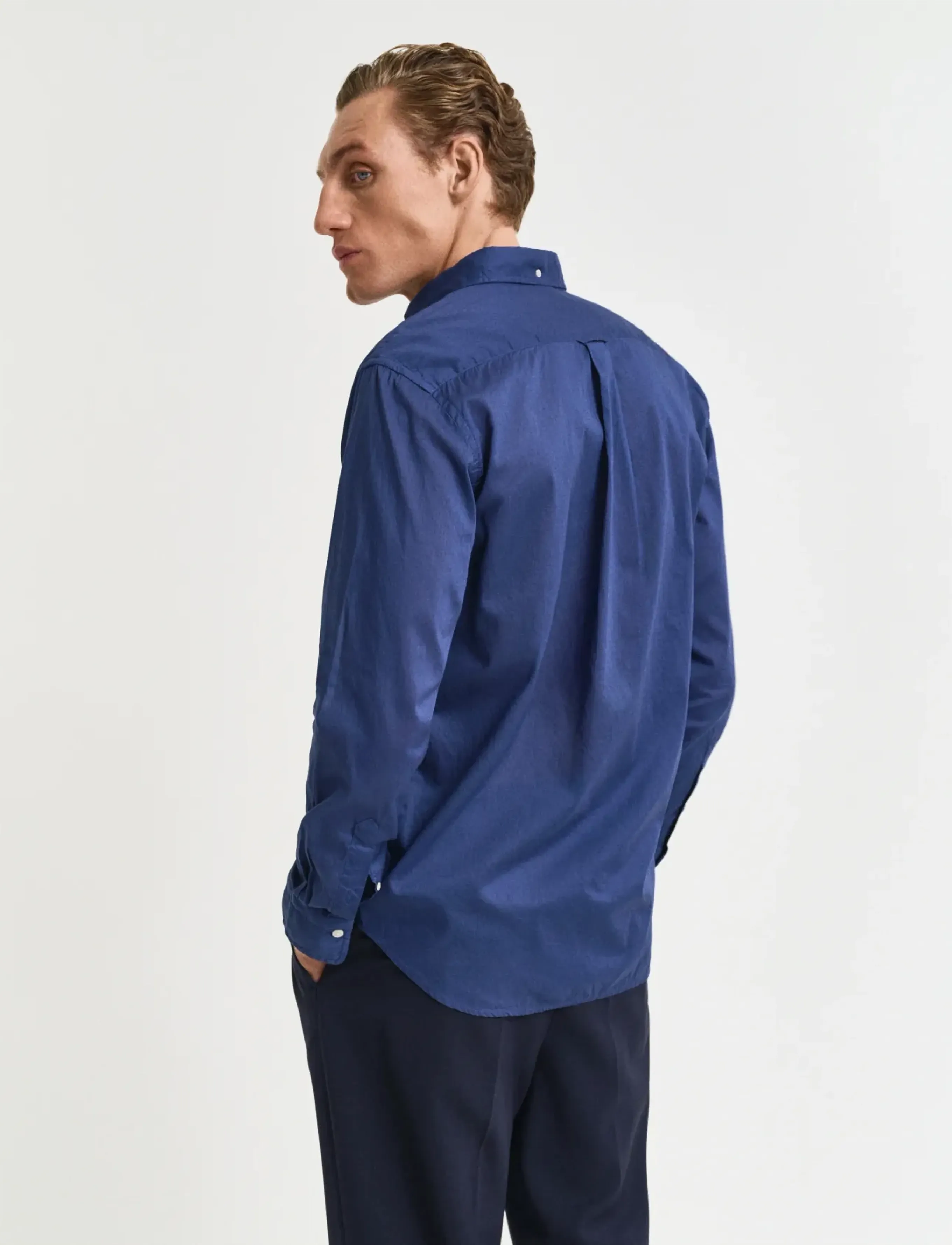 Gant - REG SUNFADED VOILE SHIRT - casual hemden - persian blue - 2
