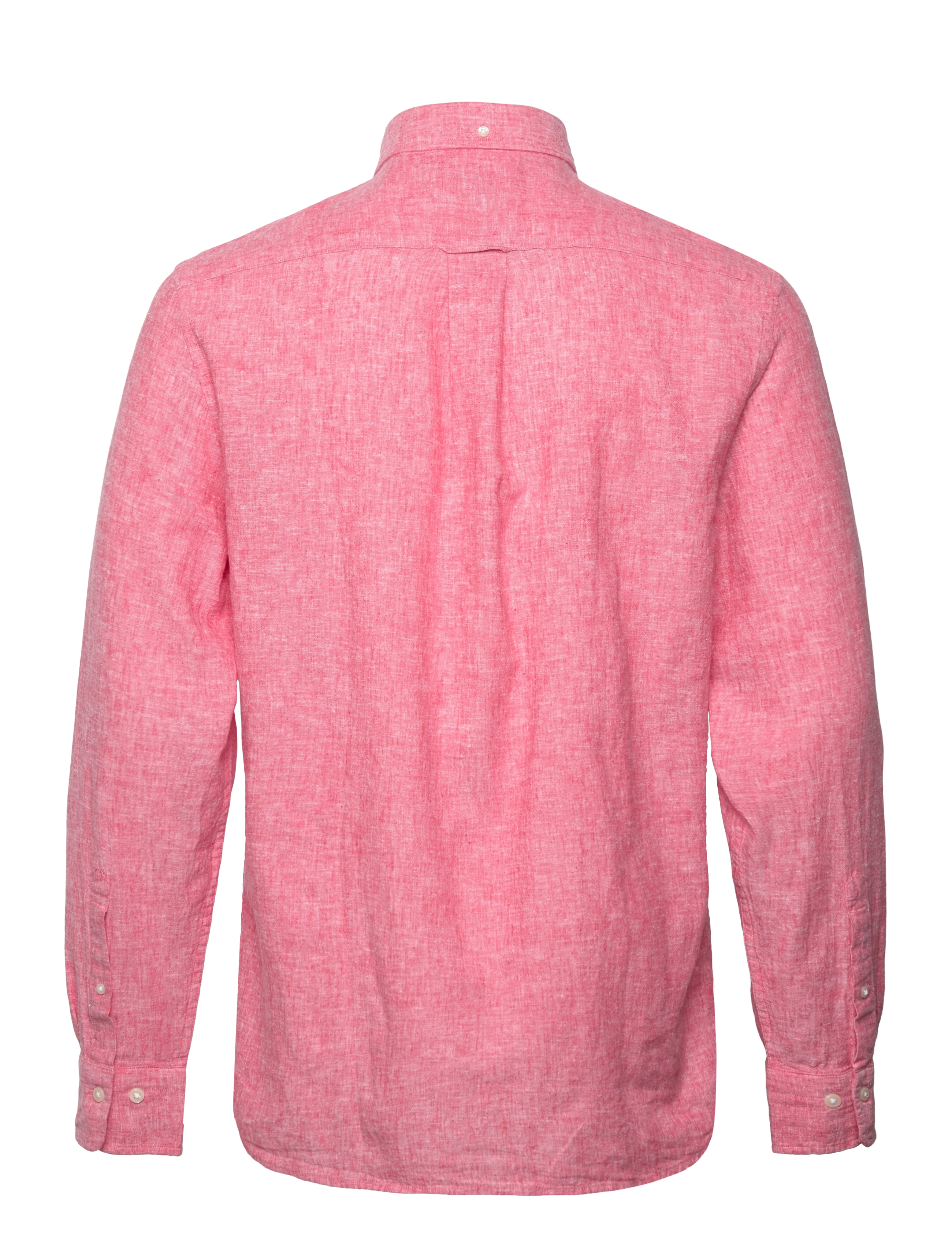 Gant - REG COTTON LINEN SHIRT - hørskjorter - brick red - 2