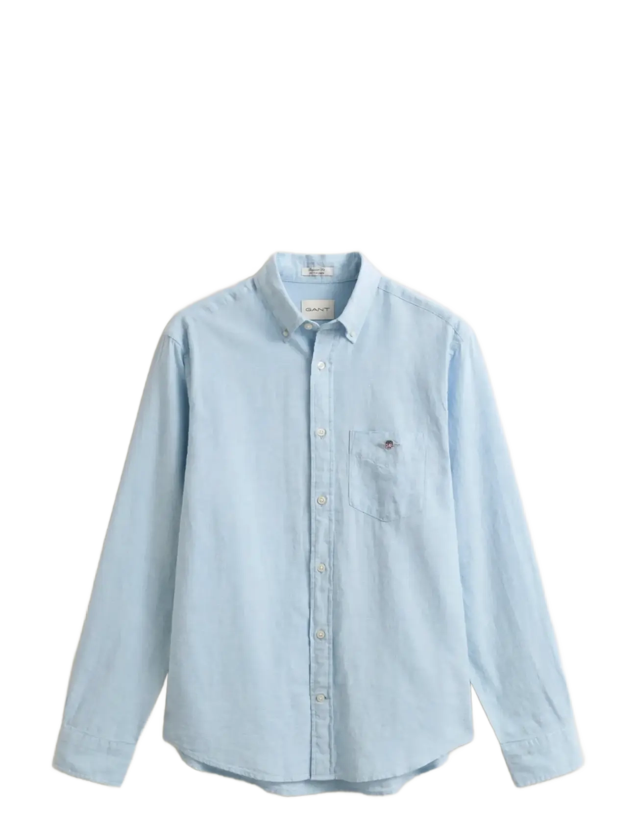 Gant REG COTTON LINEN SHIRT - Särgid - SKY BLUE / blue