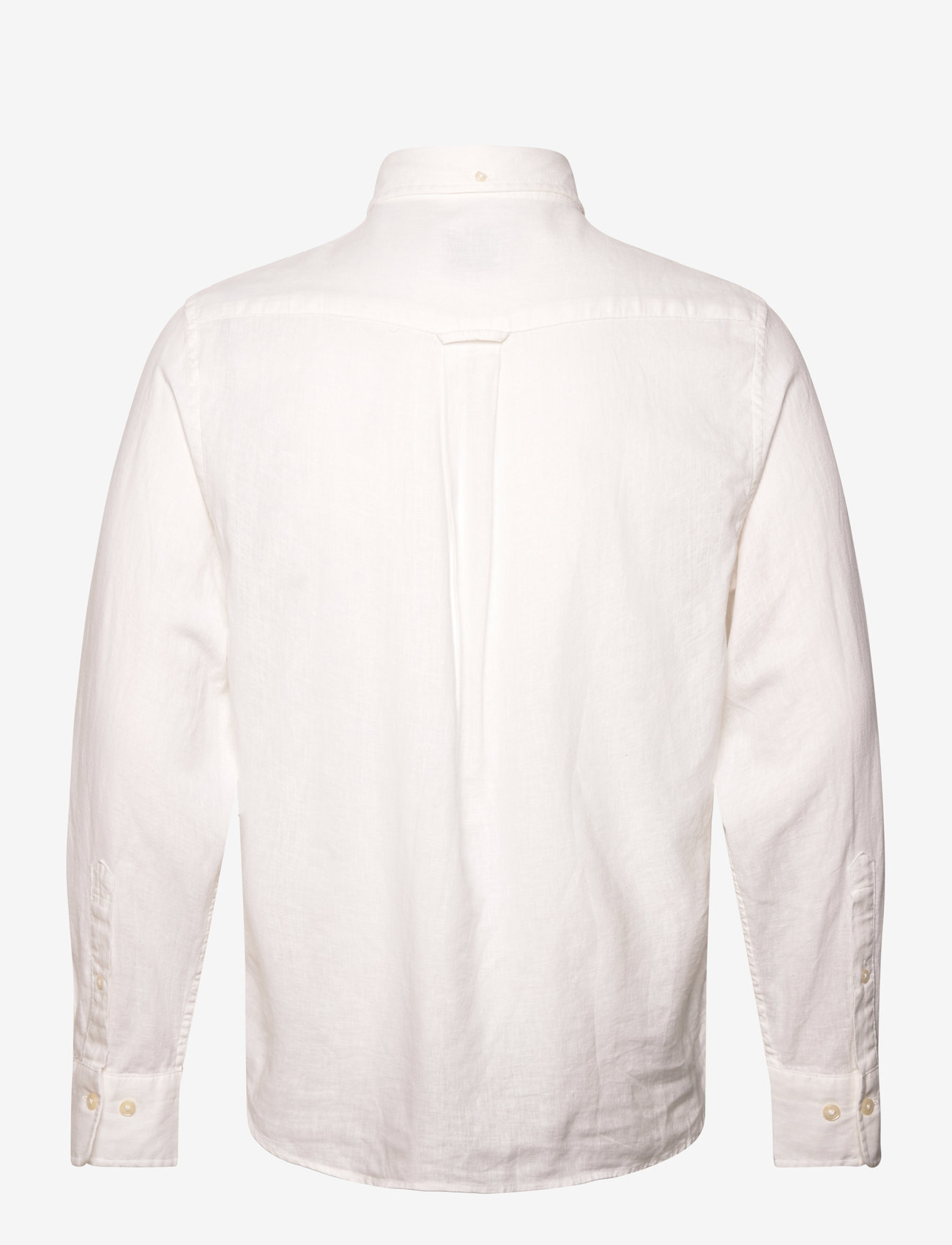 GANT - REG COTTON LINEN SHIRT - basic-hemden - white - 2