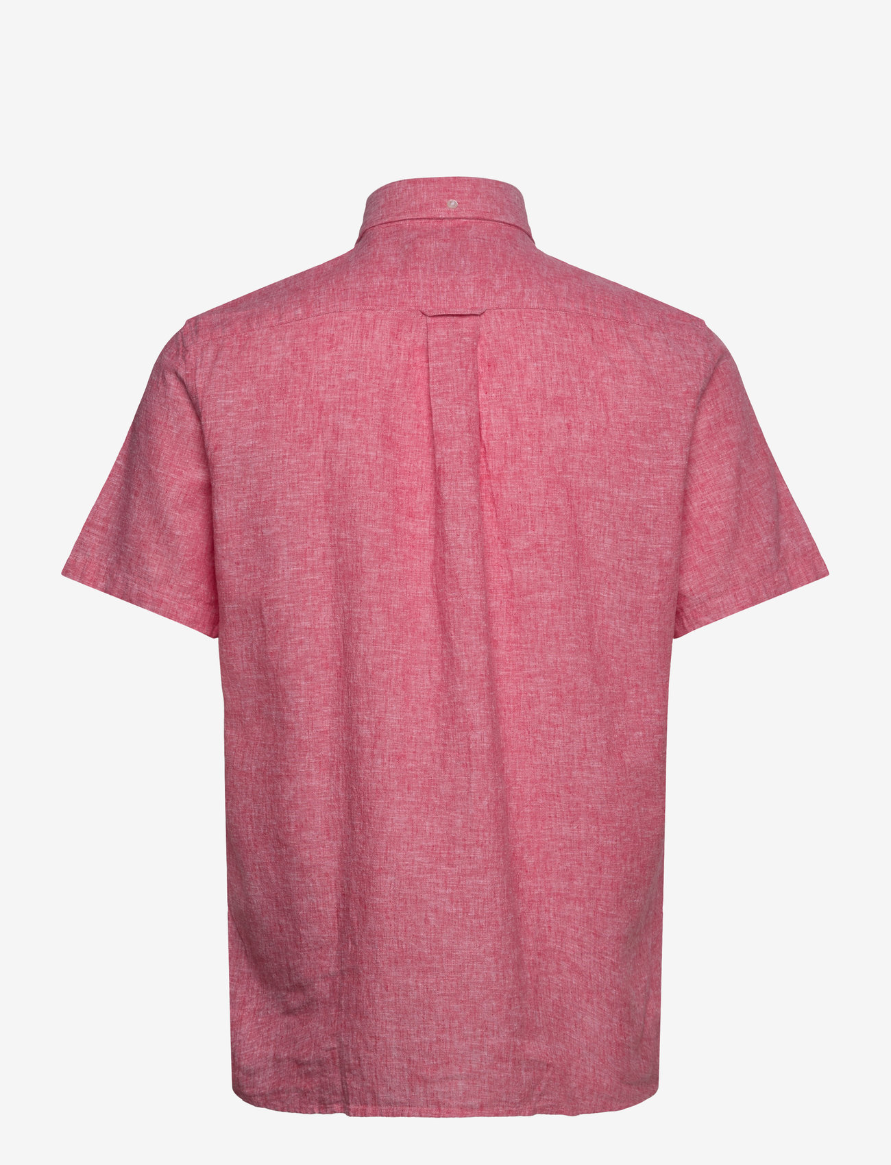 GANT - REG COTTON LINEN SS SHIRT - basic shirts - brick red - 2