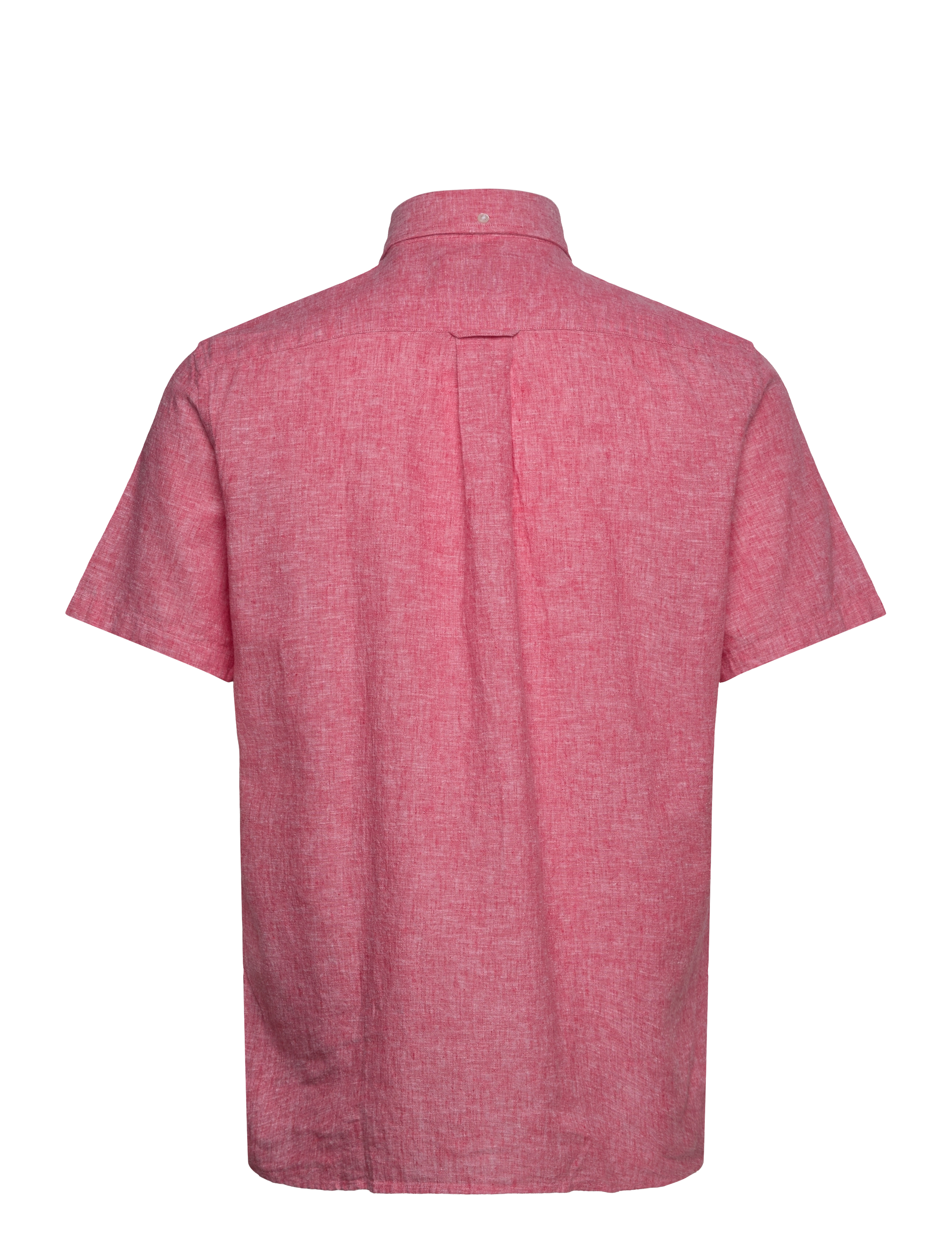 Gant - REG COTTON LINEN SS SHIRT - chemises à manches courtes - brick red - 2
