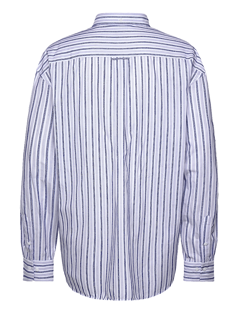 GANT - REL TEXTURE STRIPE SHIRT - basic skjortor - eggshell - 2