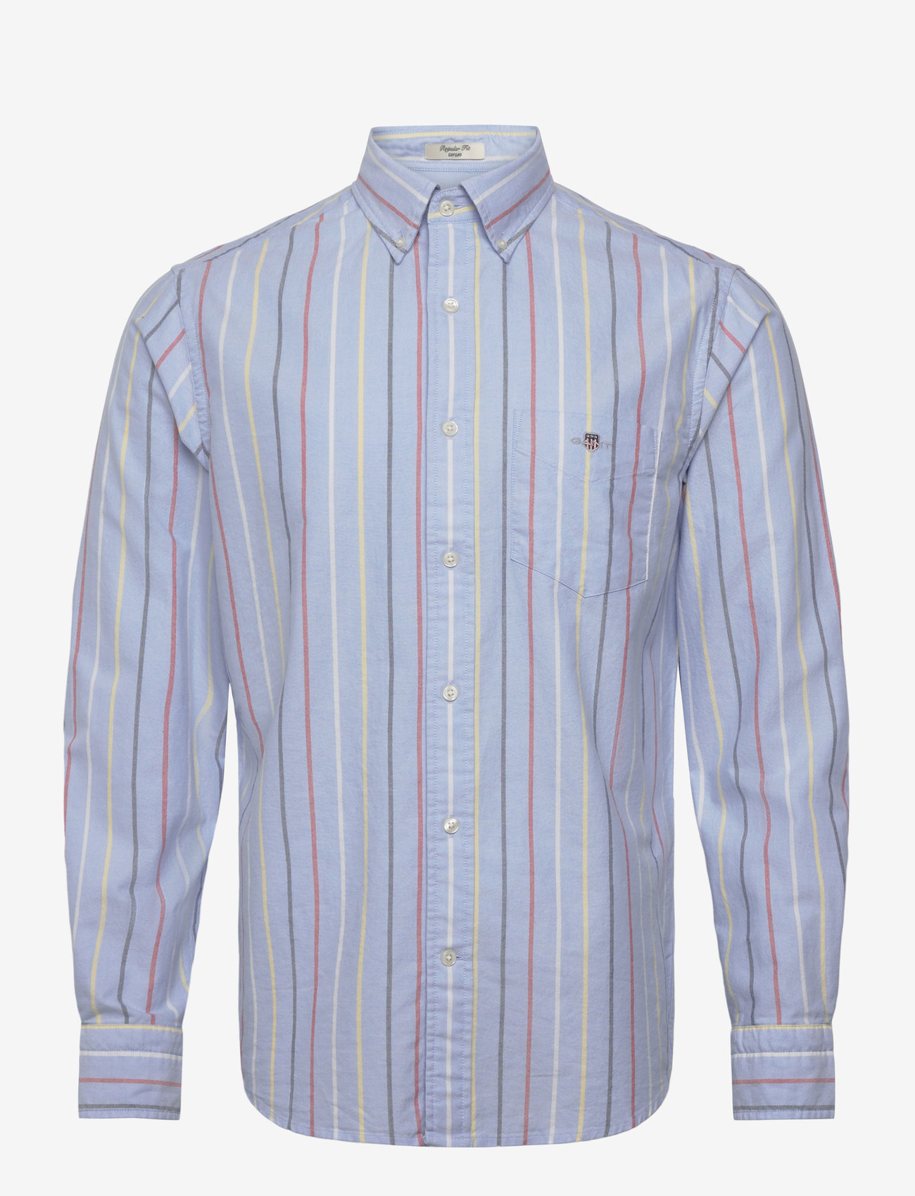 GANT - REG CLASSIC OXFORD MULTI STR SHIRT - basic shirts - light blue - 1