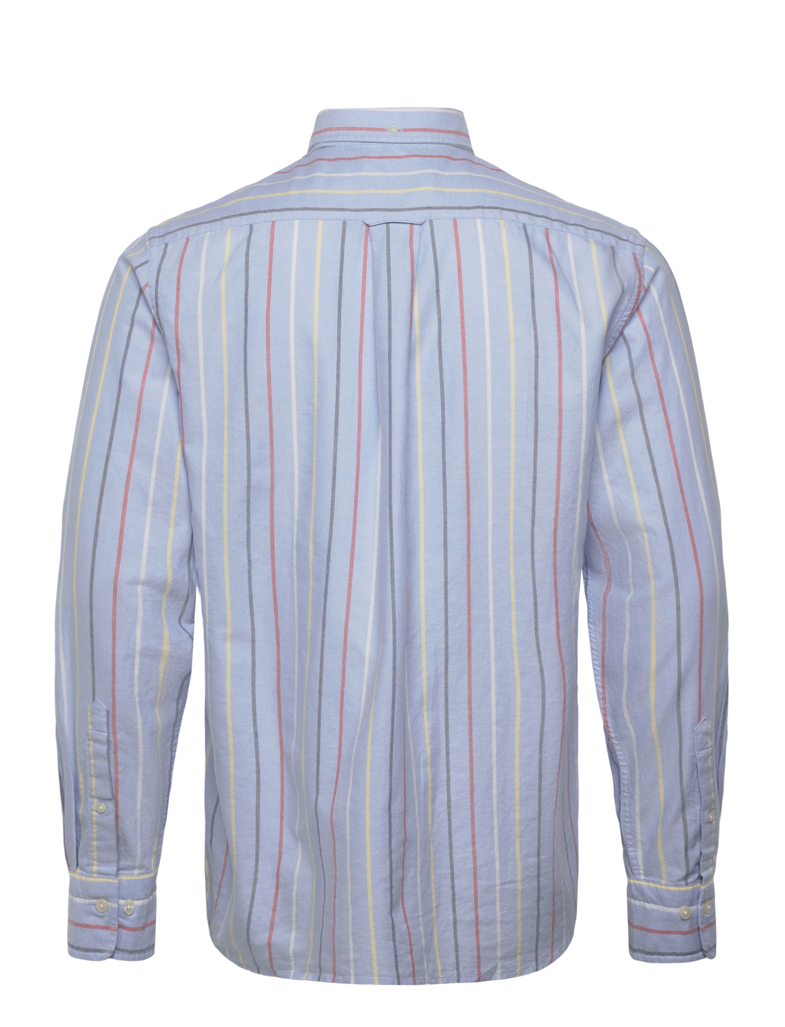 Gant - REG CLASSIC OXFORD MULTI STR SHIRT - strīpaini krekli - light blue - 2