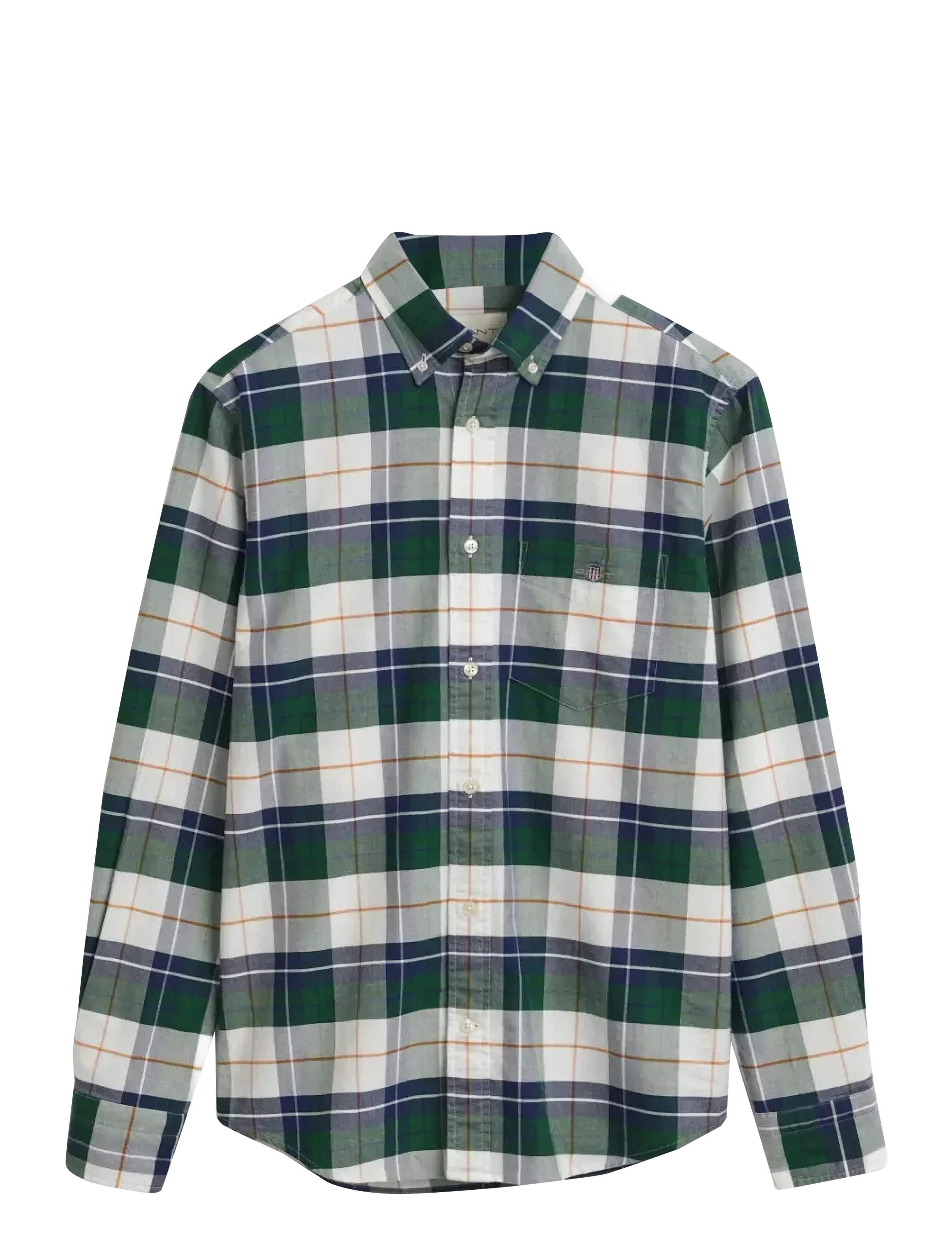 GANT - REG CLASSIC OXFORD CHECK SHIRT - forest green - 1