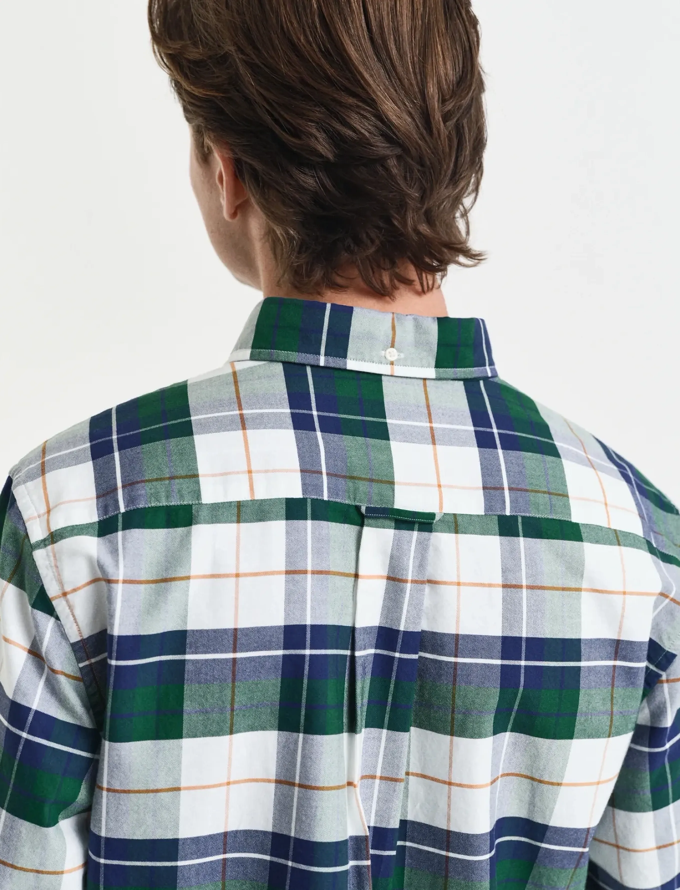GANT - REG CLASSIC OXFORD CHECK SHIRT - forest green - 3