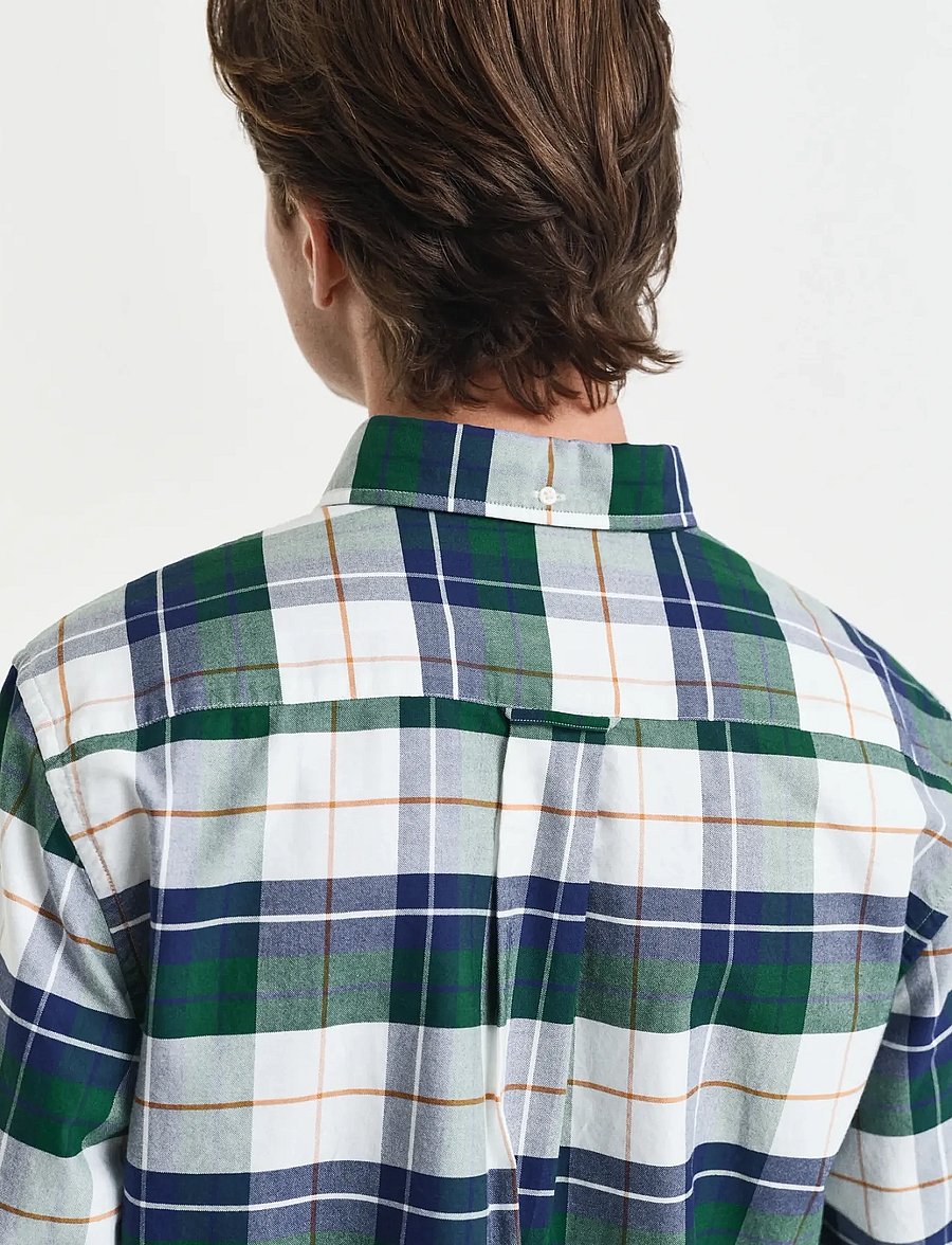 Gant - REG CLASSIC OXFORD CHECK SHIRT - forest green - 3