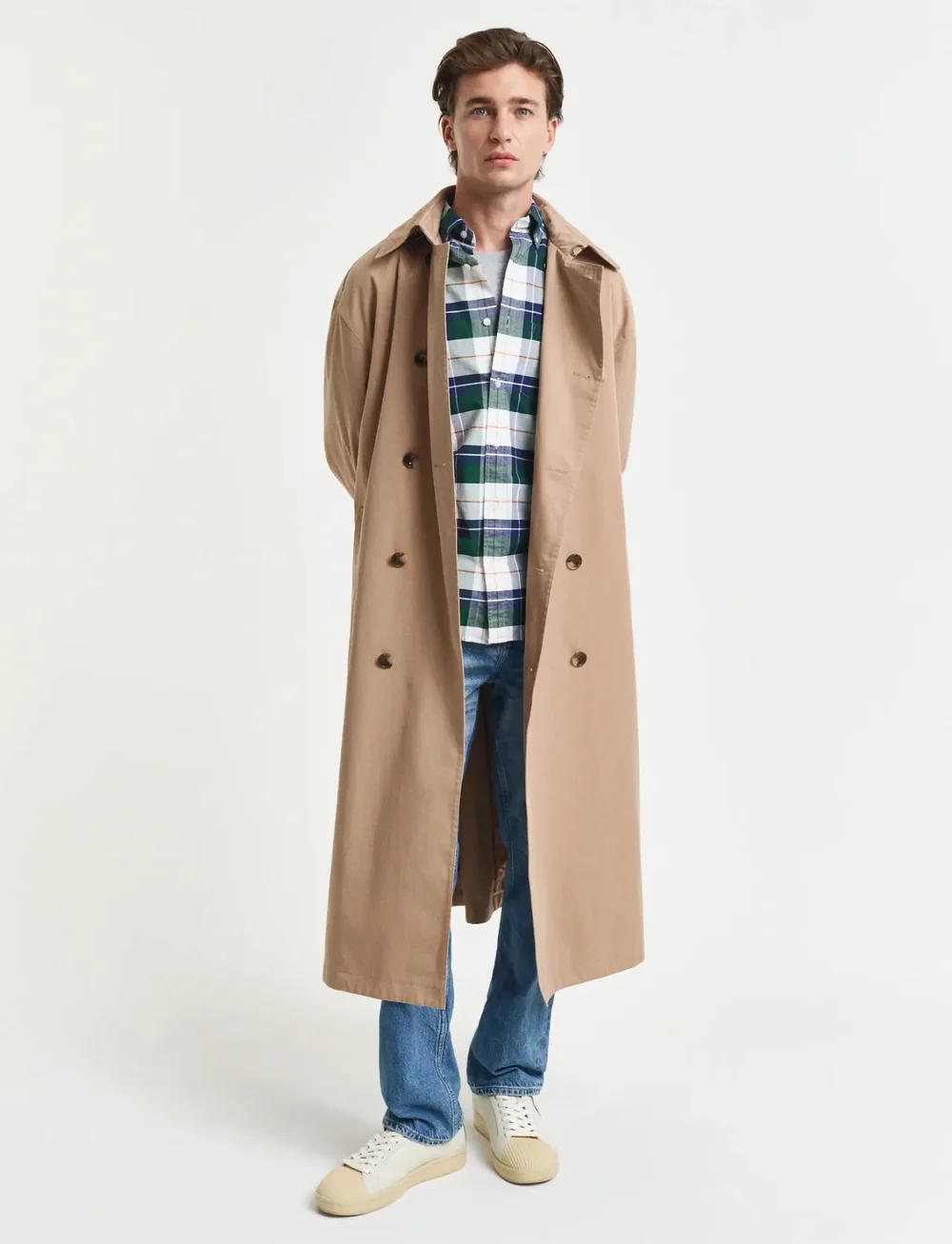 GANT - REG CLASSIC OXFORD CHECK SHIRT - oxfordi särgid - forest green - 4