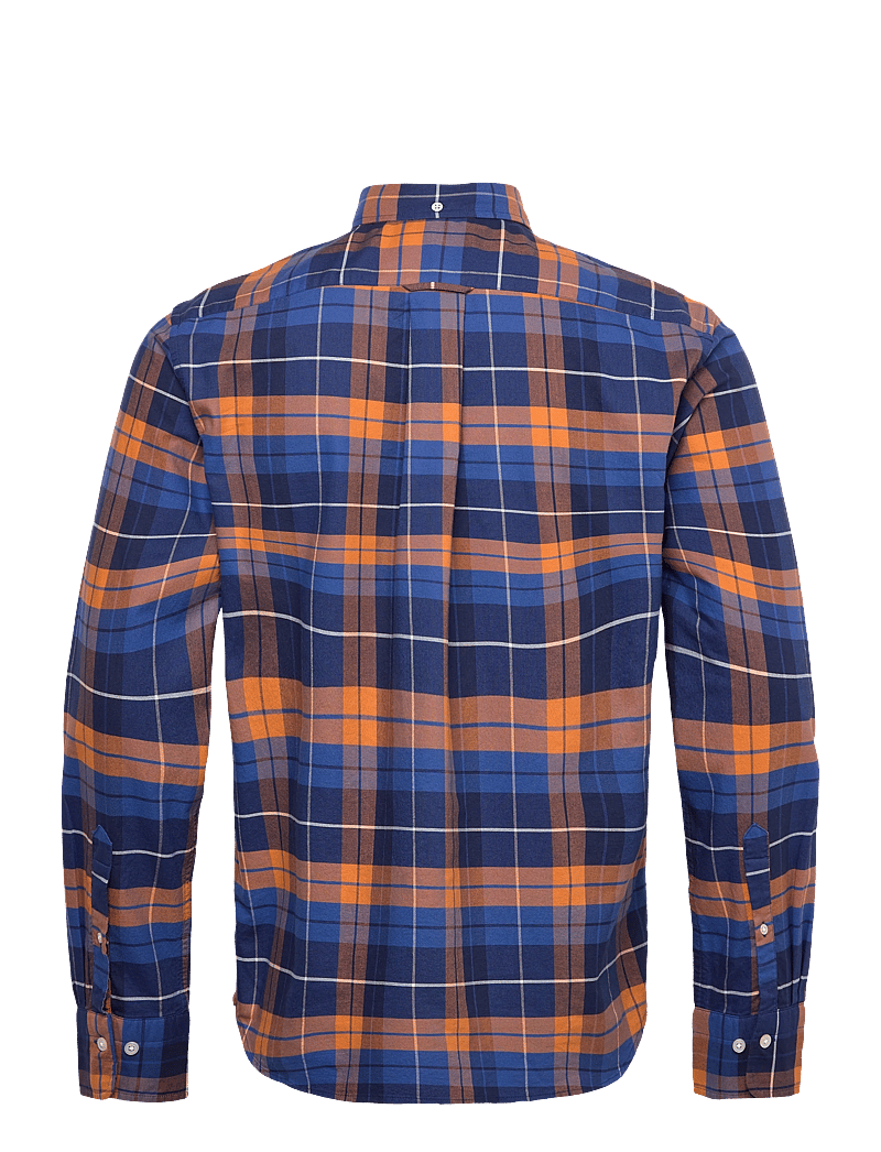 GANT - REG CLASSIC OXFORD CHECK SHIRT - orange bronze - 2