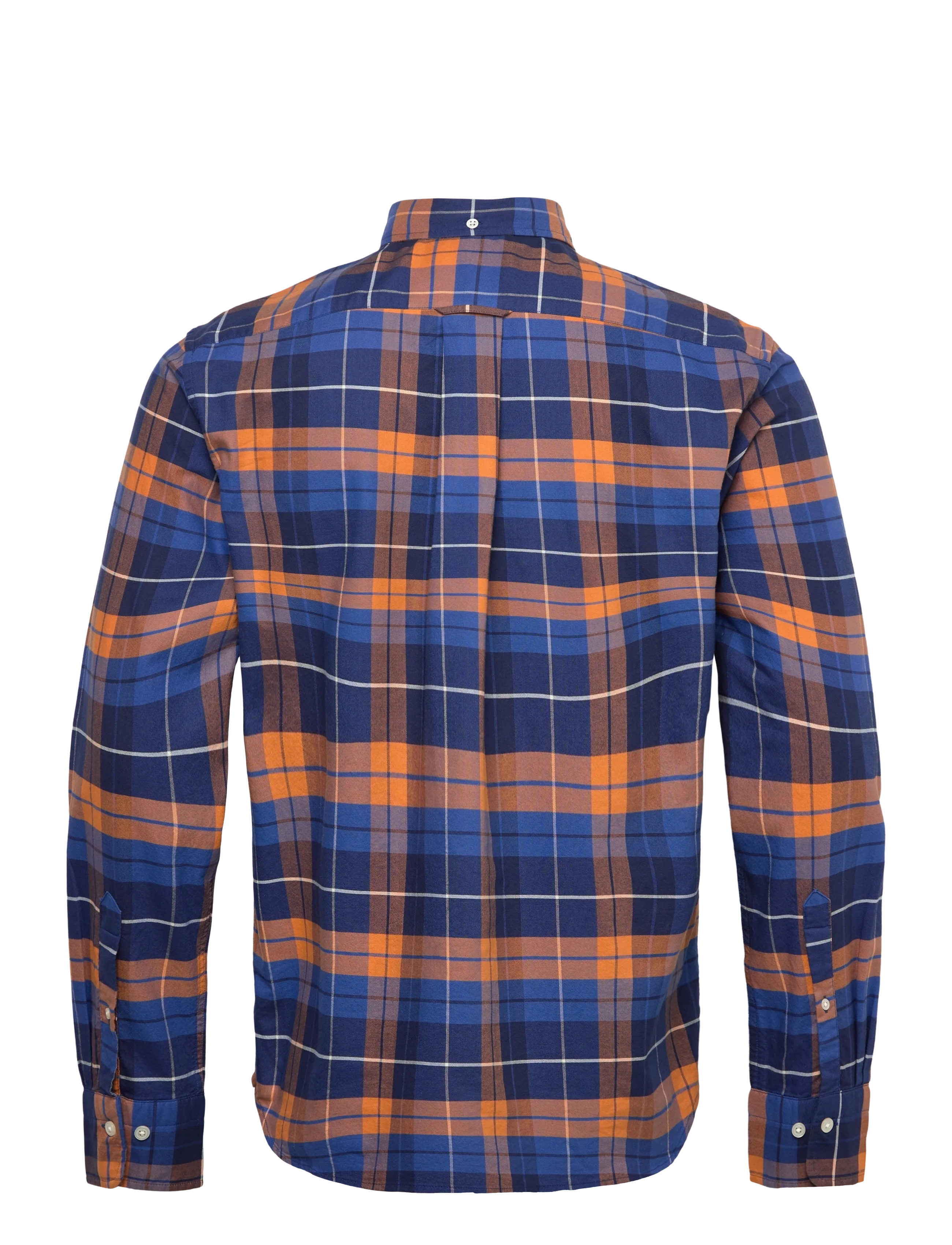 GANT - REG CLASSIC OXFORD CHECK SHIRT - orange bronze - 2
