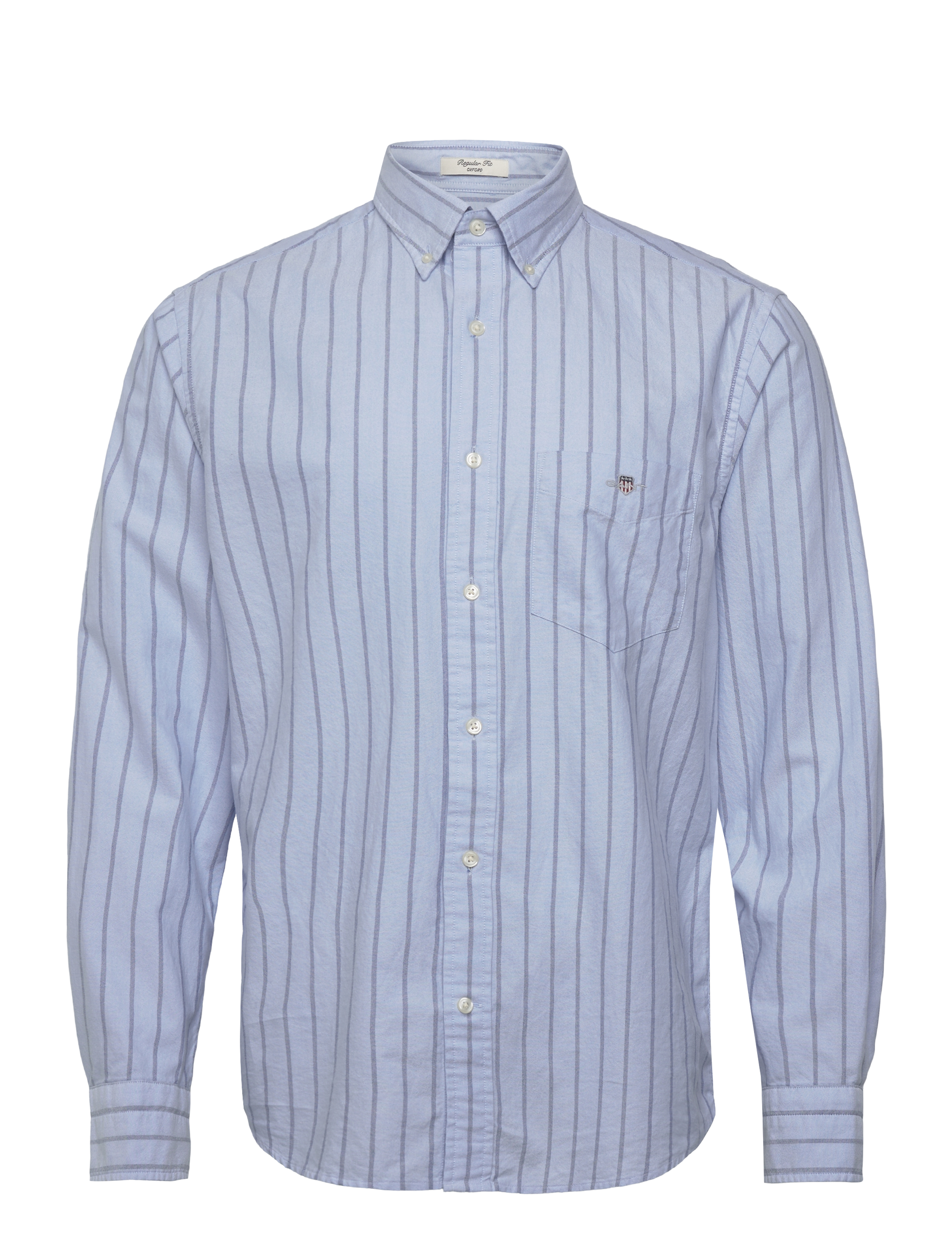 Gant REG CLASSIC OXFORD STRIPE SHIRT - Skjorter - LIGHT BLUE / blue