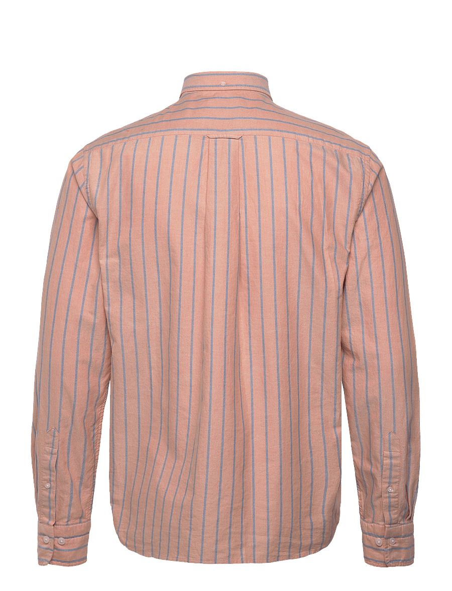 Gant - REG CLASSIC OXFORD STRIPE SHIRT - chemises à rayures - orange bronze - 2