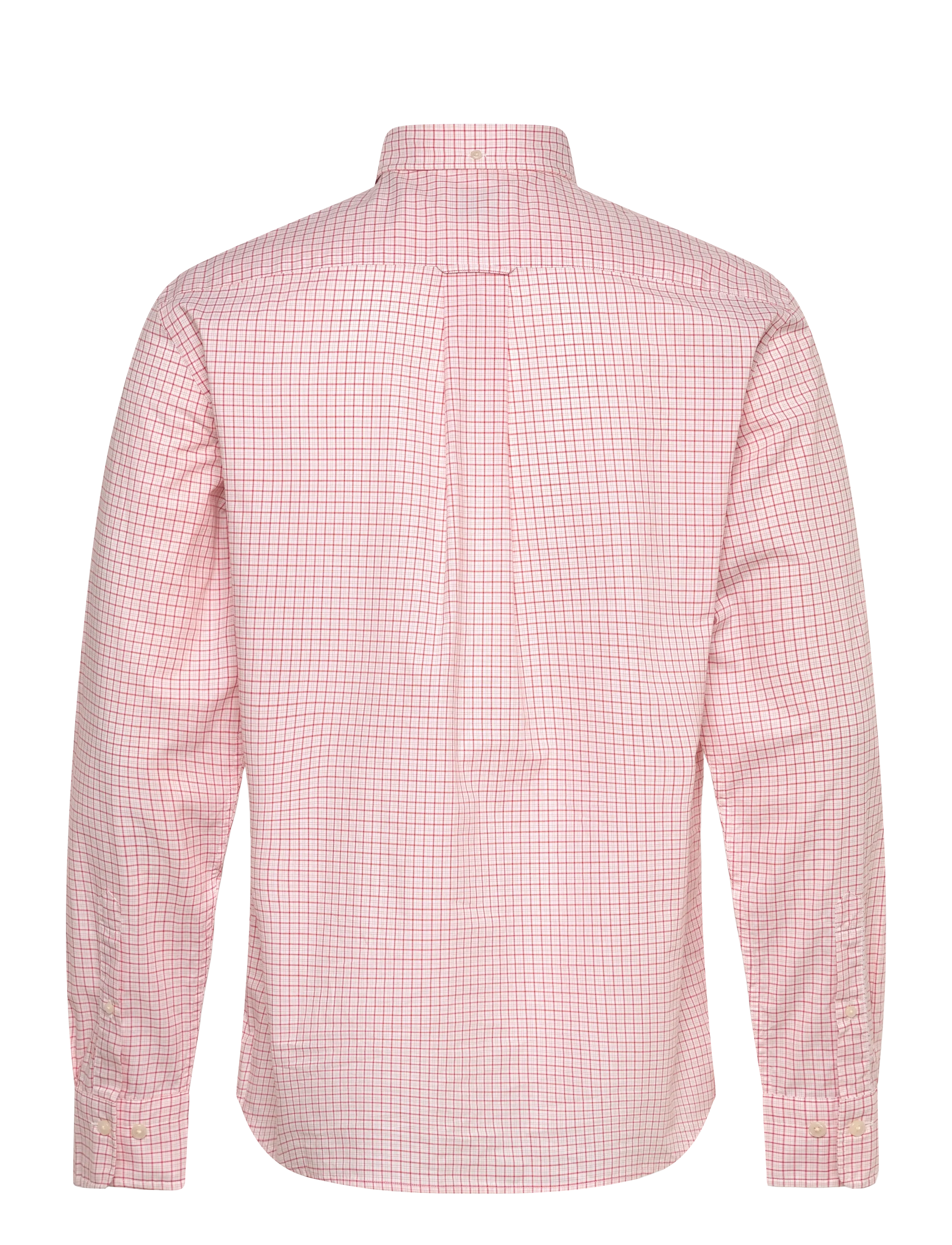 Gant - REG CLASSIC POPLIN CHECK SHIRT - ruudulised särgid - deep orange - 1