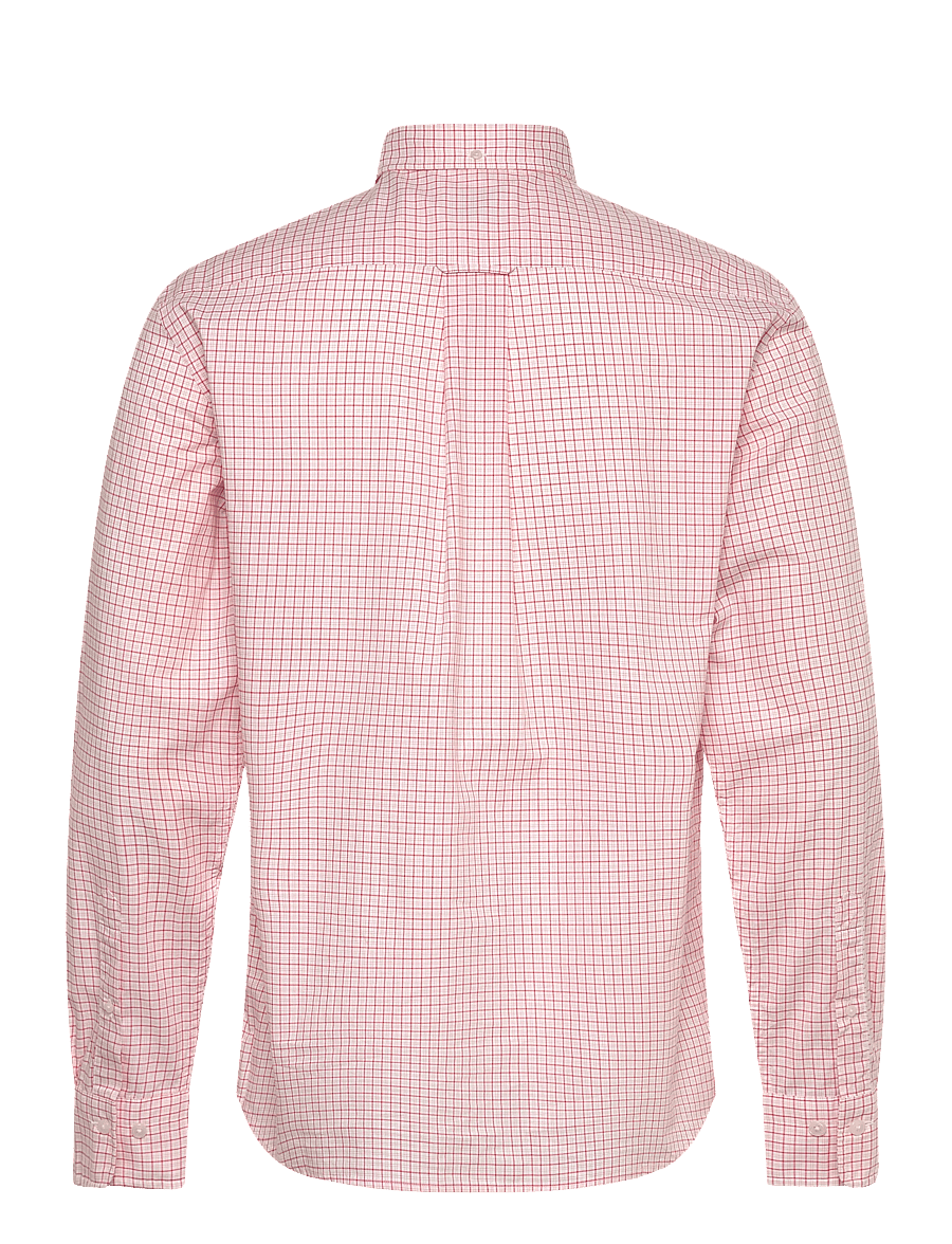 Gant - REG CLASSIC POPLIN CHECK SHIRT - ruudulised särgid - deep orange - 1