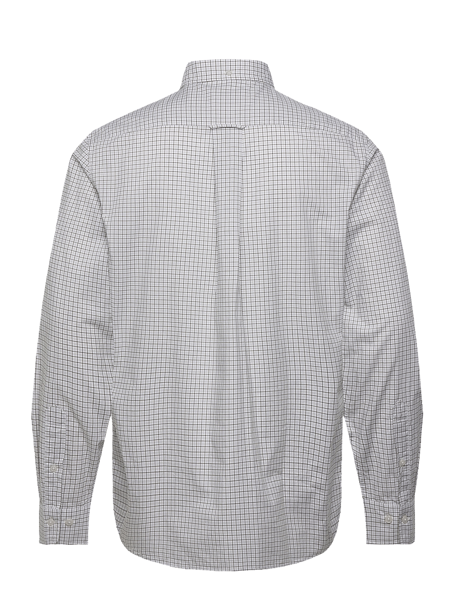 Gant - REG CLASSIC POPLIN CHECK SHIRT - ternede skjorter - juniper green - 2