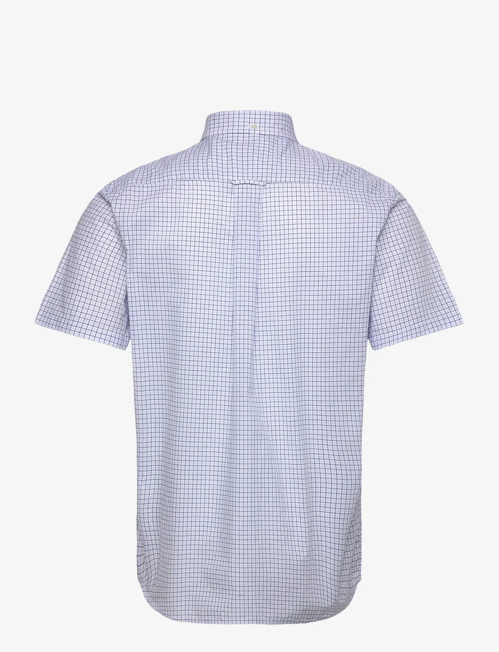 GANT - REG CLASSIC POPLIN CHECK SS SHIRT - basic skjorter - college blue - 1