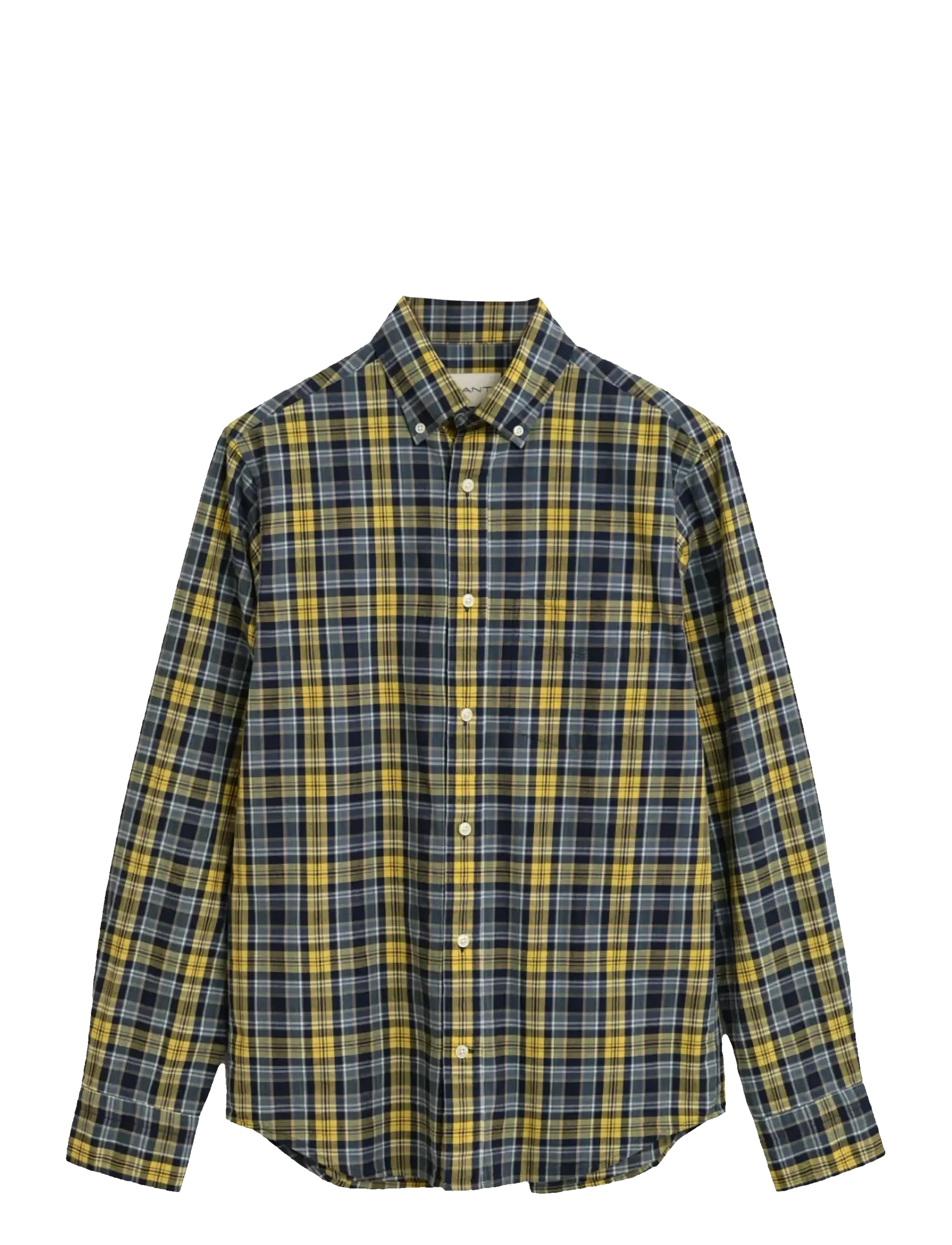 REG ARCHIVE POPLIN CHECK SHIRT - NAVAL BLUE