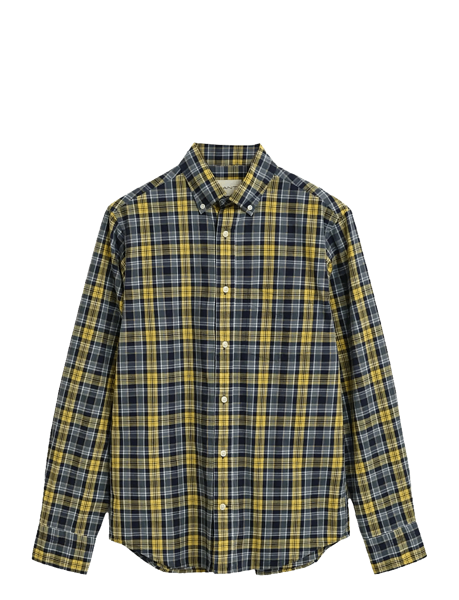 Gant - REG ARCHIVE POPLIN CHECK SHIRT - ruudulised särgid - naval blue - 0