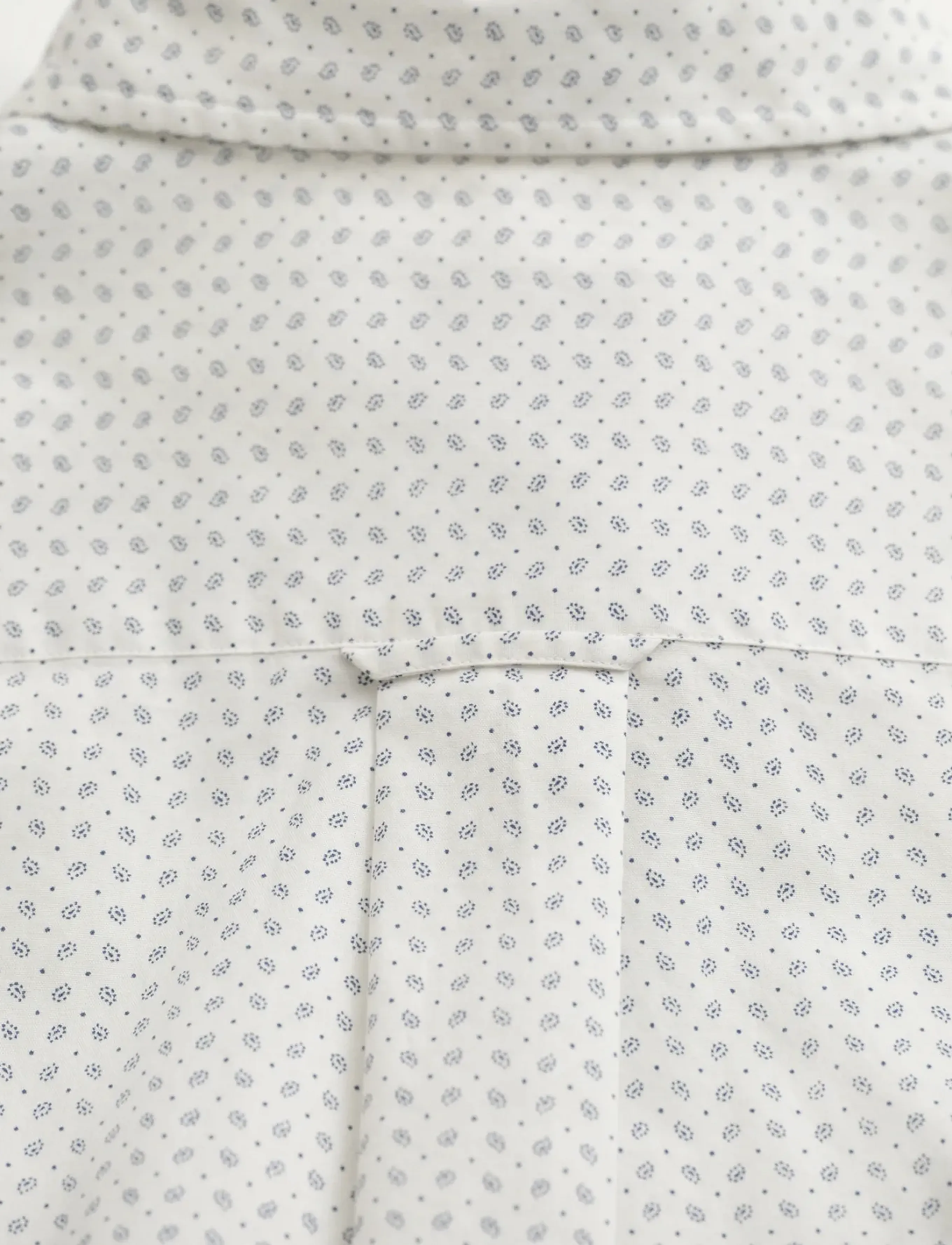 Gant - REG MICRO PRINT SHIRT - kuviolliset paidat - eggshell - 2