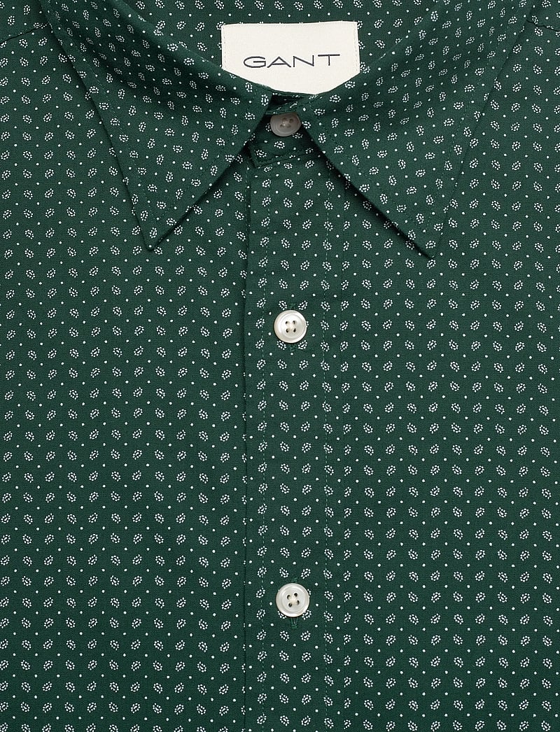 GANT - REG MICRO PRINT SHIRT - basic-hemden - tartan green - 2