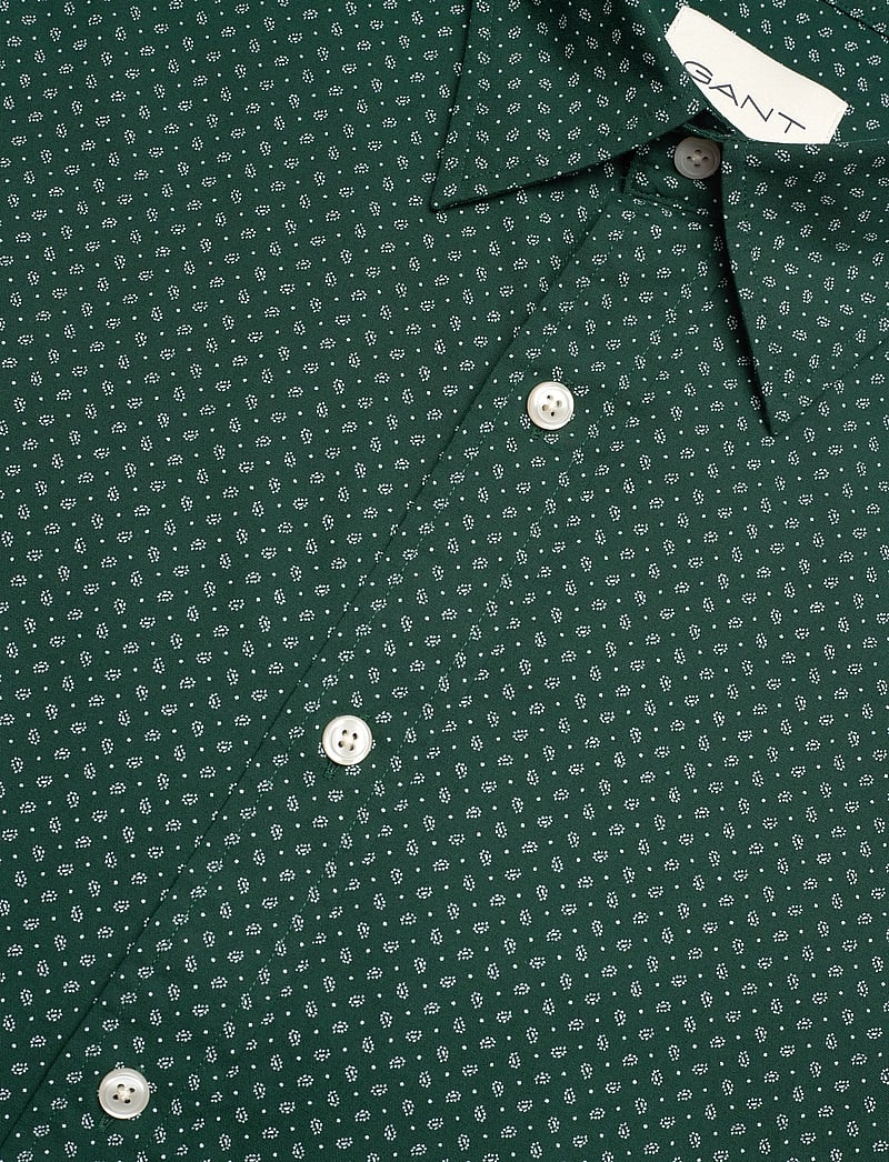 GANT - REG MICRO PRINT SHIRT - basic-hemden - tartan green - 3